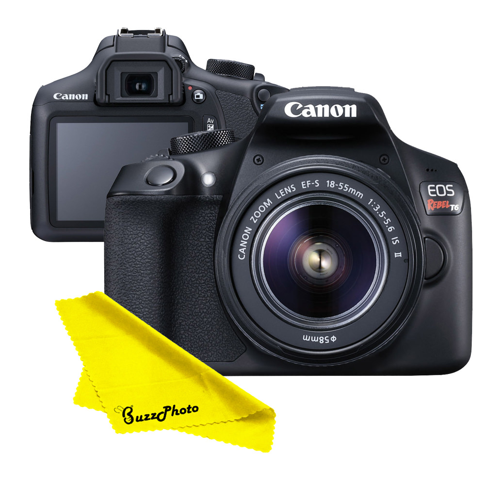 Canon EOS Rebel T6 DSLR Camera (Body Only) with FREE BuzzPhoto