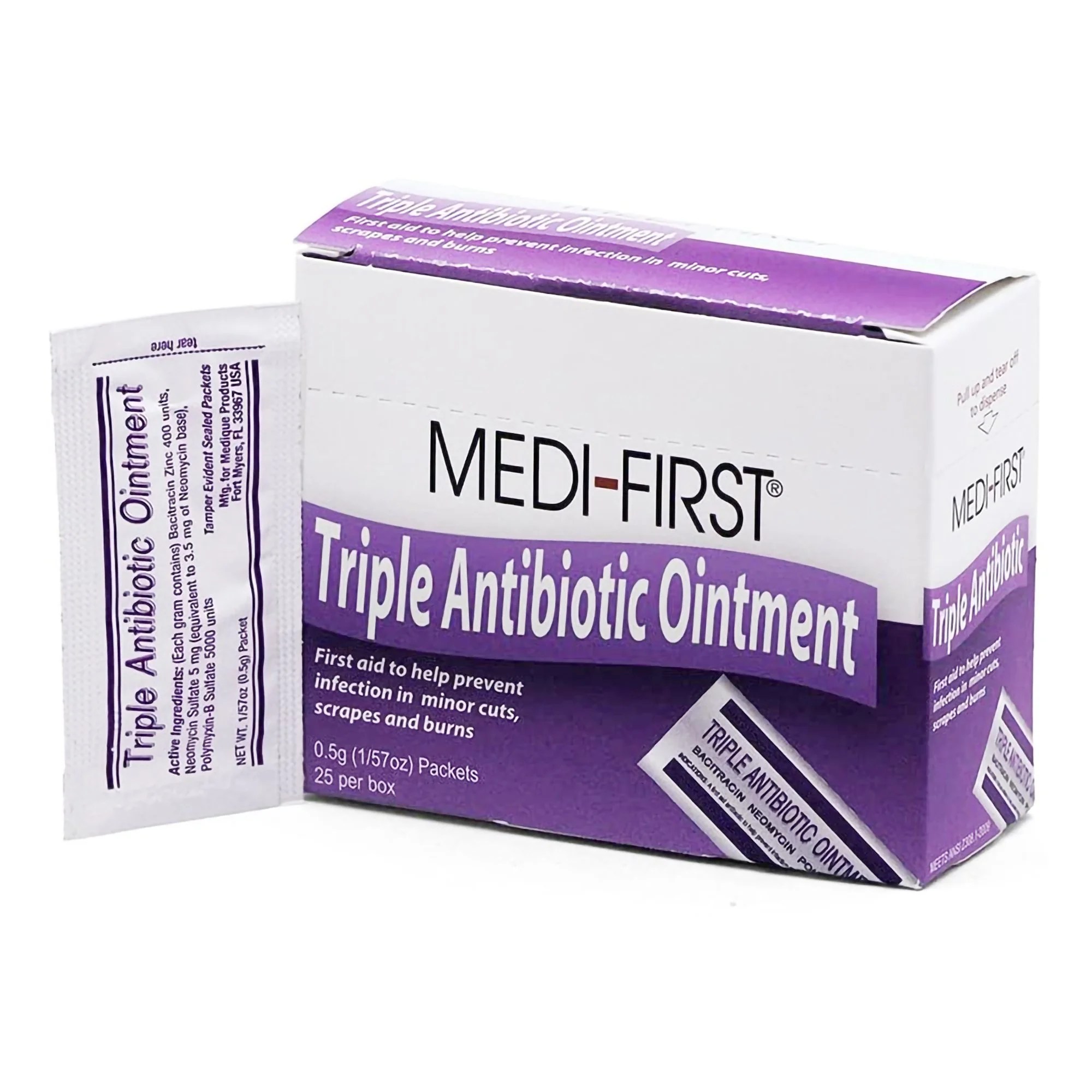 MediFirst® Bacitracin / Neomycin / Polymyxin B First Aid Antibiotic
