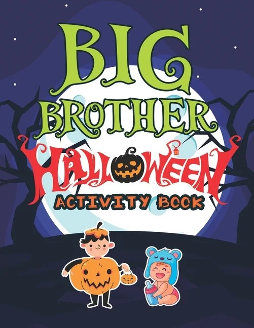Big Brother Halloween Activity Book Cute Monsters Activity Coloring Big Brother Halloween Activity Book Cute Monsters Activity Coloring