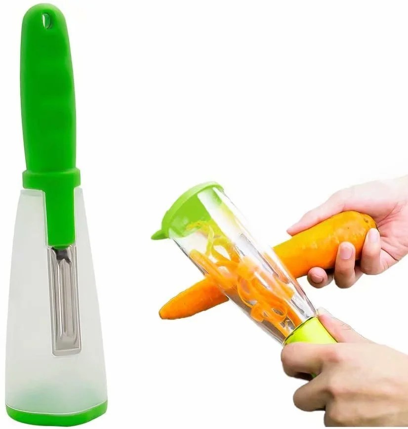 Vegetable Peeler for Kitchen, Fruit Peeler with Container Multifunction