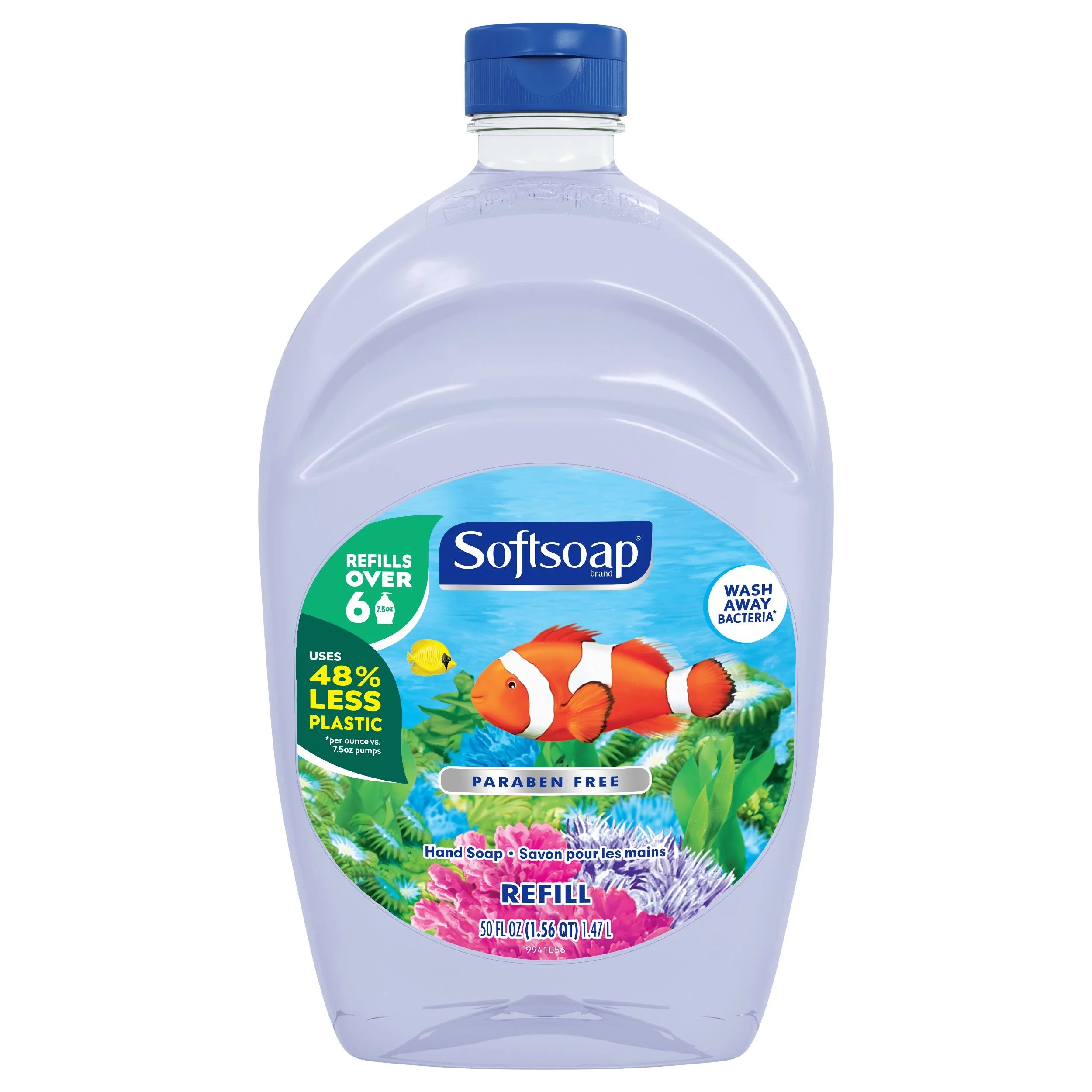 Softsoap Liquid Hand Soap Refill, Aquarium Series 50 Oz. Walmart