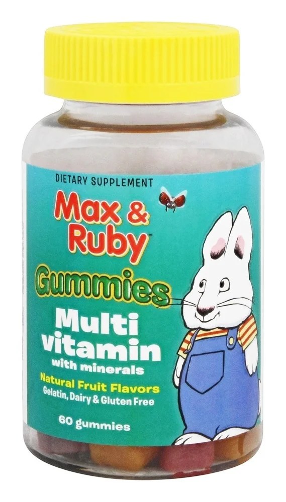 Treehouse Kids Max and Ruby Multivitamin with Minerals Natural Fruit