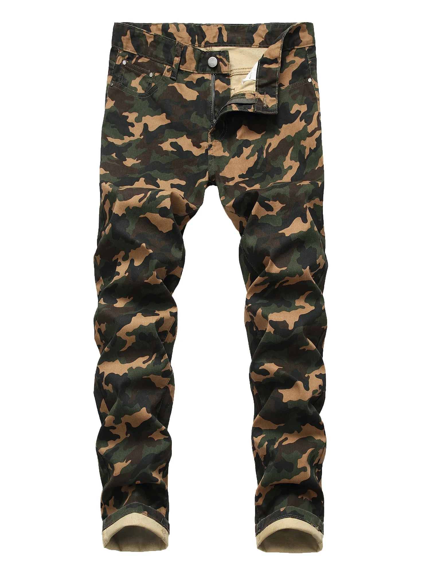 Sexy Dance Sexy Dance Moto Biker Camo Pants for Men's Slim fit