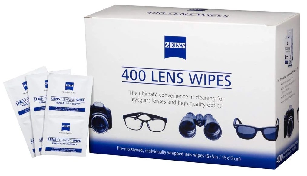 Zeiss PreMoistened Lens Cleaning Wipes (400 Count