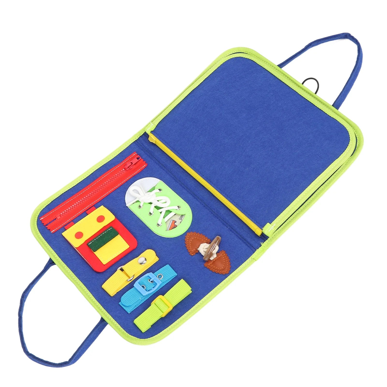 Dementia Fidget Blanket, Page Turnable Elderly Fidget Blanket Anxiety