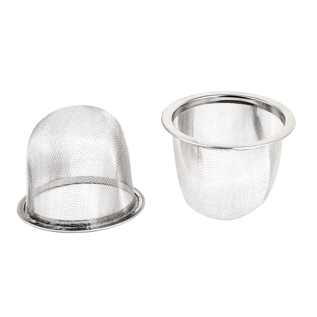 Metal Mesh Infuser Tea Leaves Strainer Teapot Filter 2.8 Inch Dia 4pcs