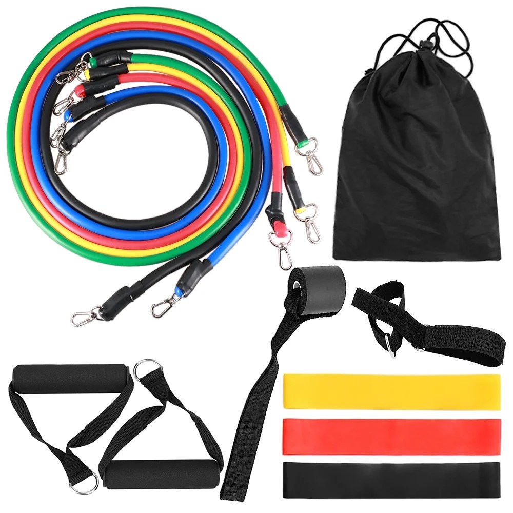 14pcs Resistance Bands Set Workout Fintess Exercise Tube Bands Jump 14pcs Resistance Bands Set Workout Fintess Exercise Tube Bands Jump