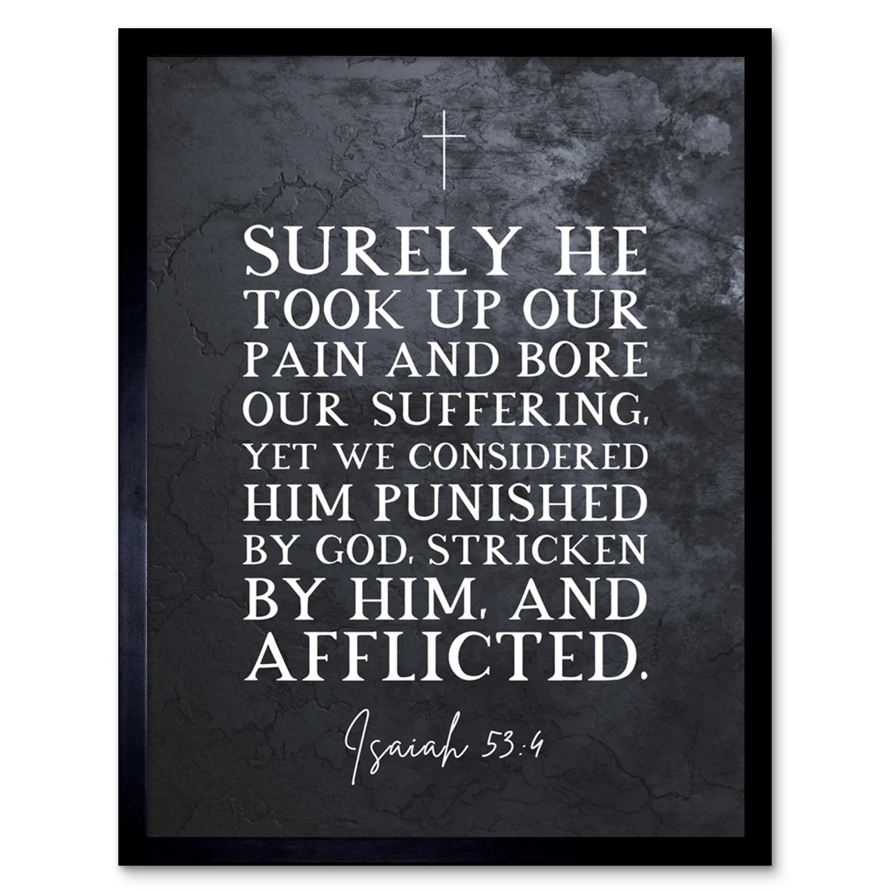 Isaiah 534 He Took Our Pain And Bore Our Suffering Christian Bible