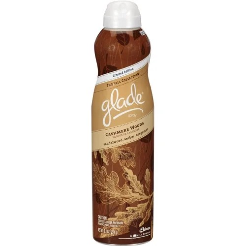 Glade Air Freshener, Cashmere Woods, 9.7 Oz.