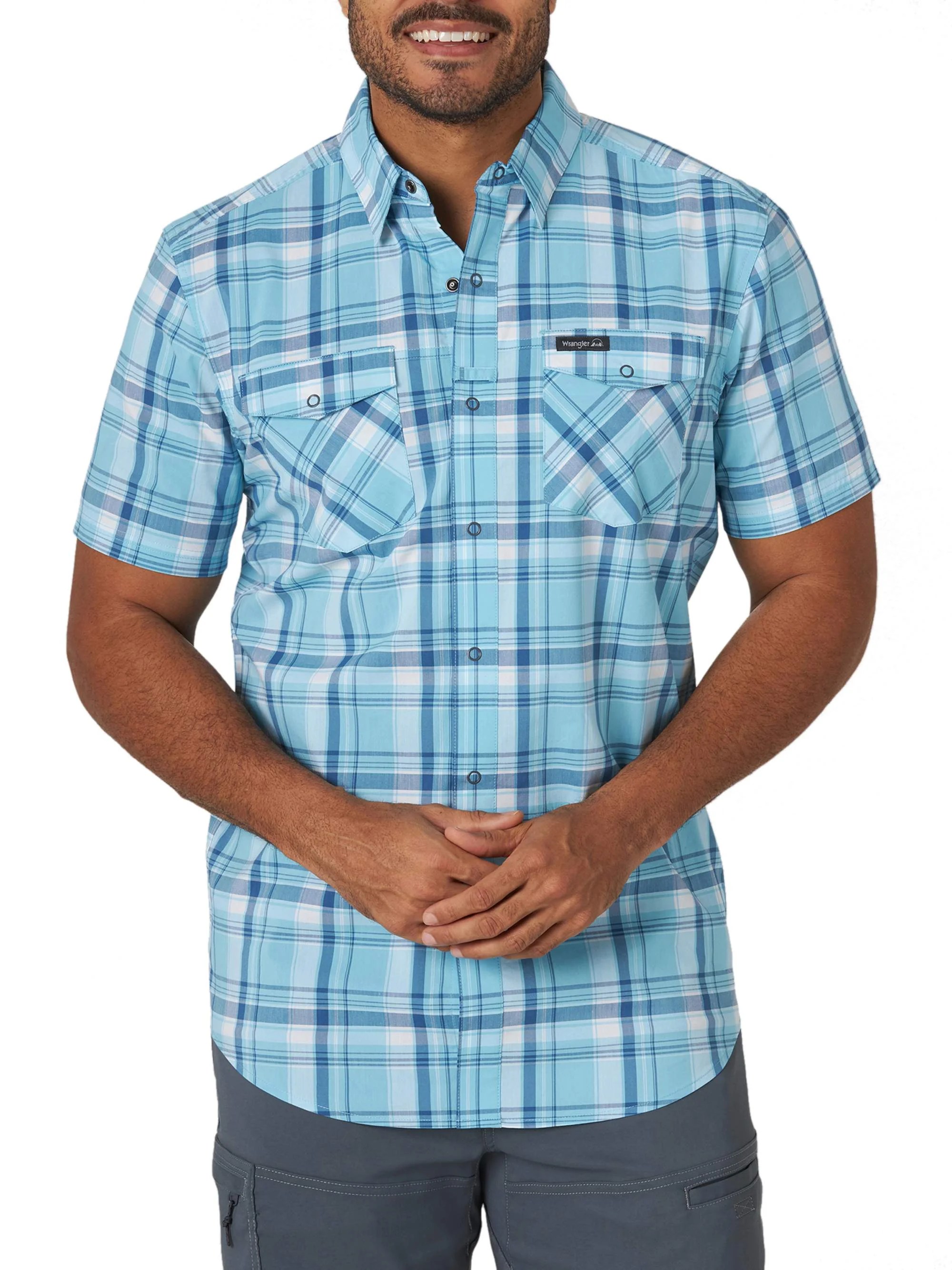Wrangler Men's Short Sleeve Outdoor Utility Shirt
