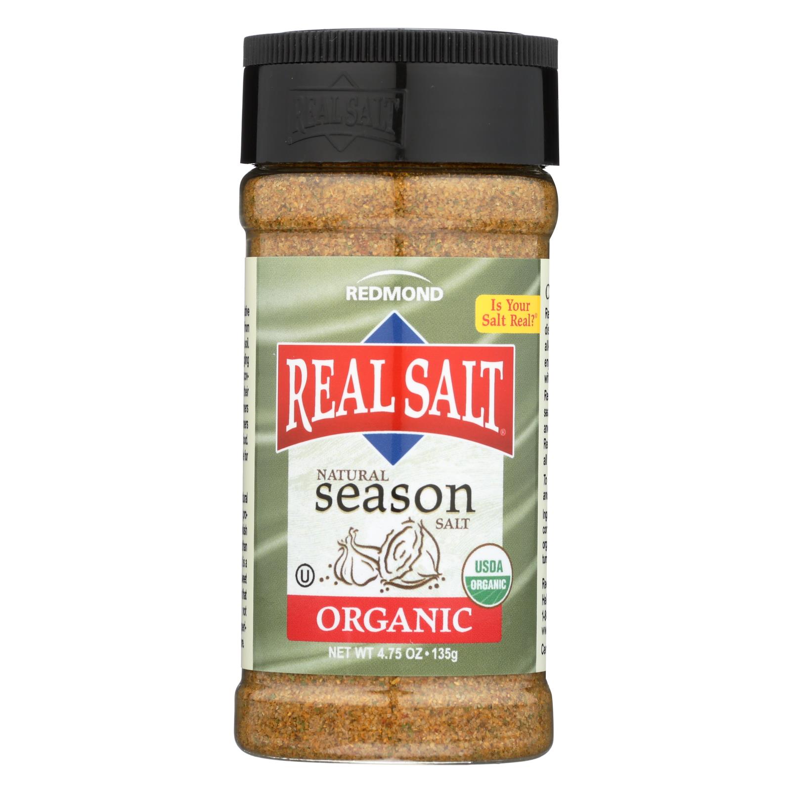 Real Salt Seasoning Salt Organic Case of 6 4.1 oz.