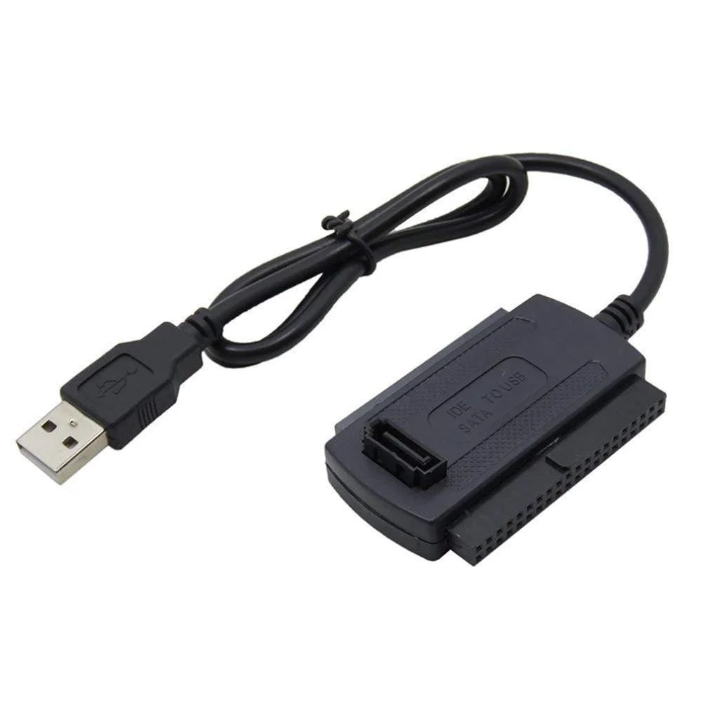 USB 2.0 to SATA + IDE (2.5 / 3.5 / 5.25") Cable Adapter