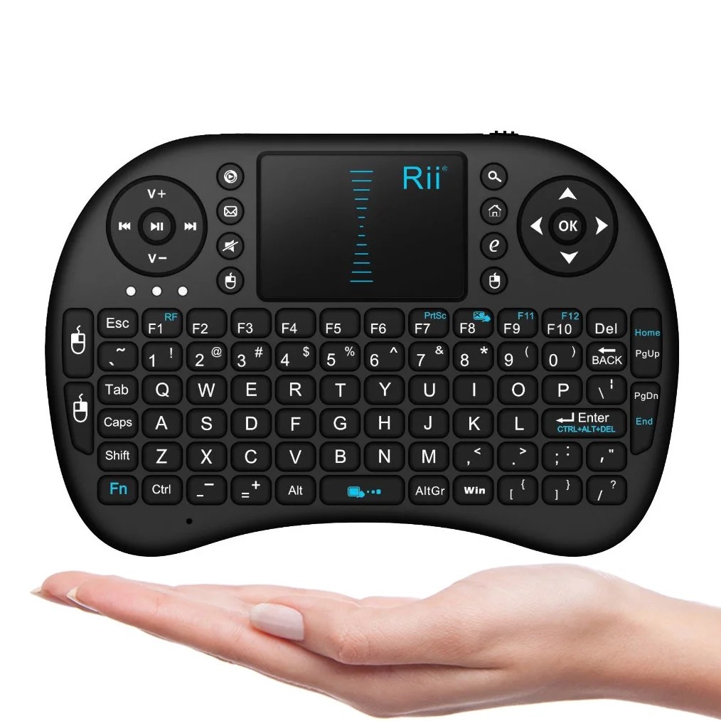 Rii Mini i8 2.4G Wireless Keyboard with Touchpad for PC Pad Google