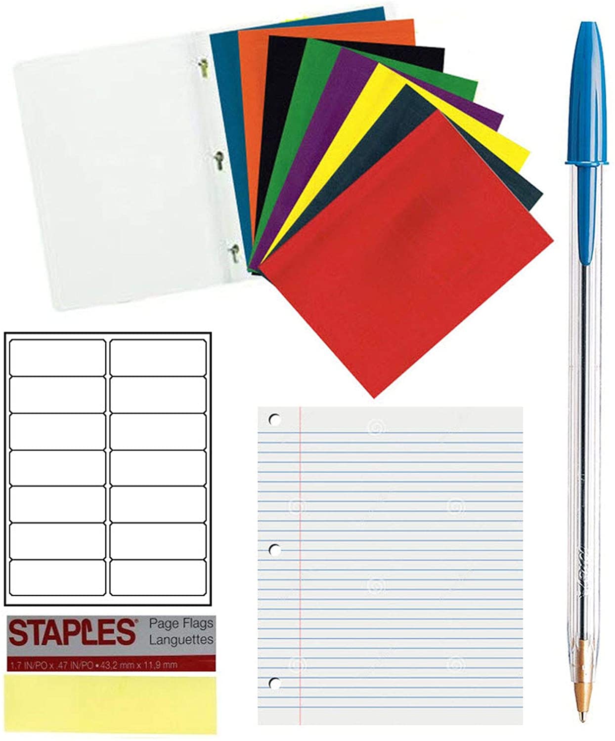 File Folder Kits Includes Glossy 3Prong Folders, Page Markers, Title