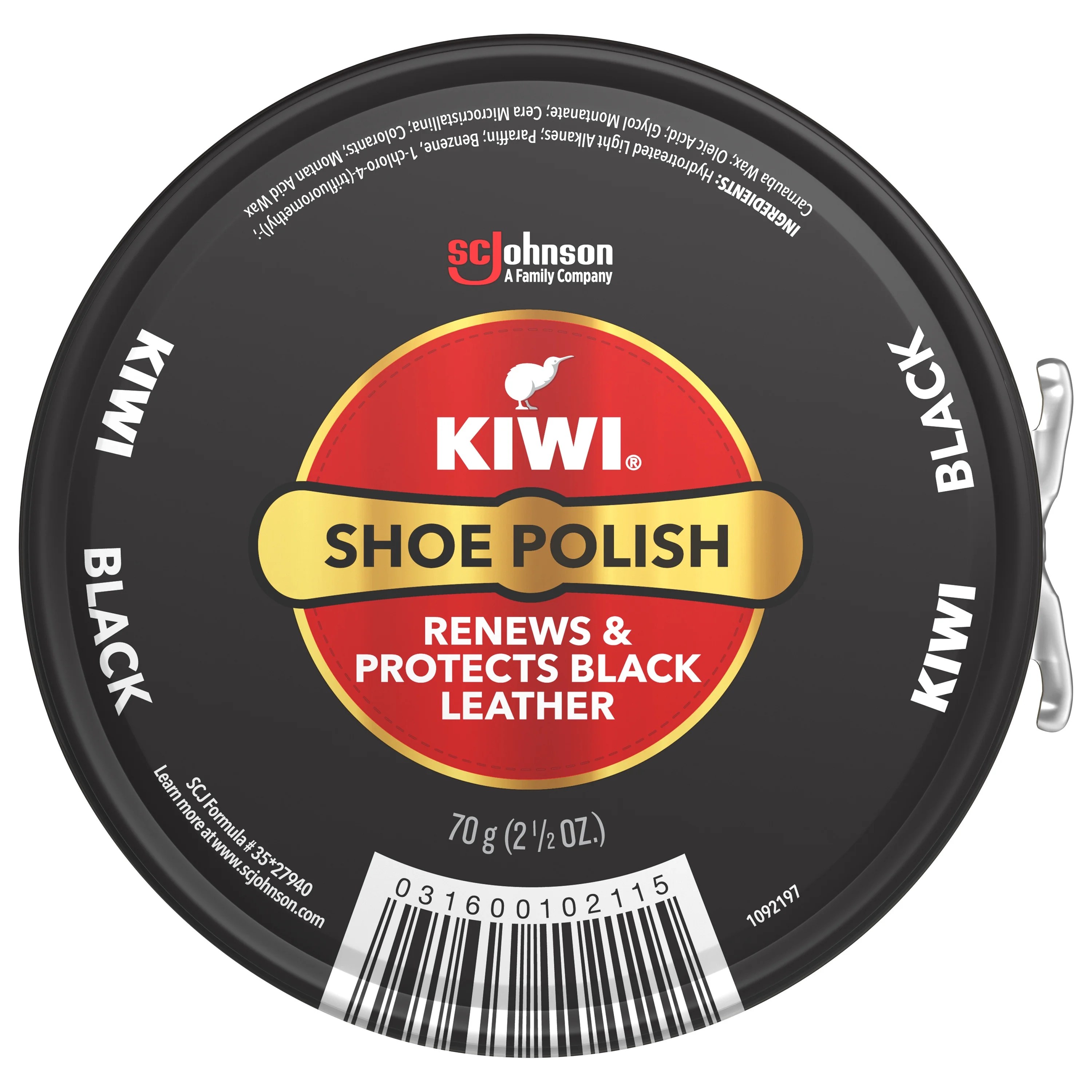 Kiwi Shoe Polish Kit Black