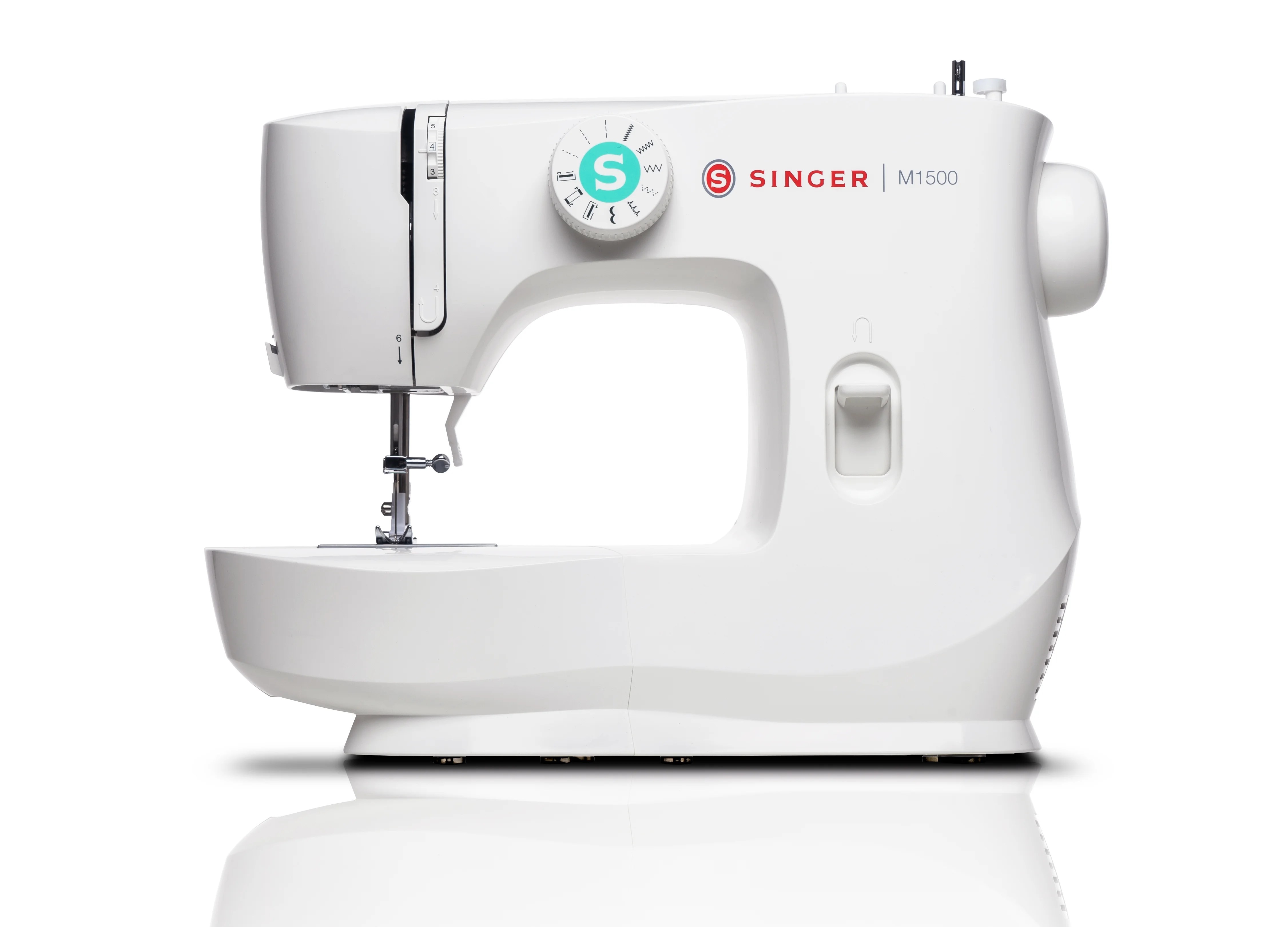 SINGER® M1500 Sewing Machine with 57 Stitch Applications, White