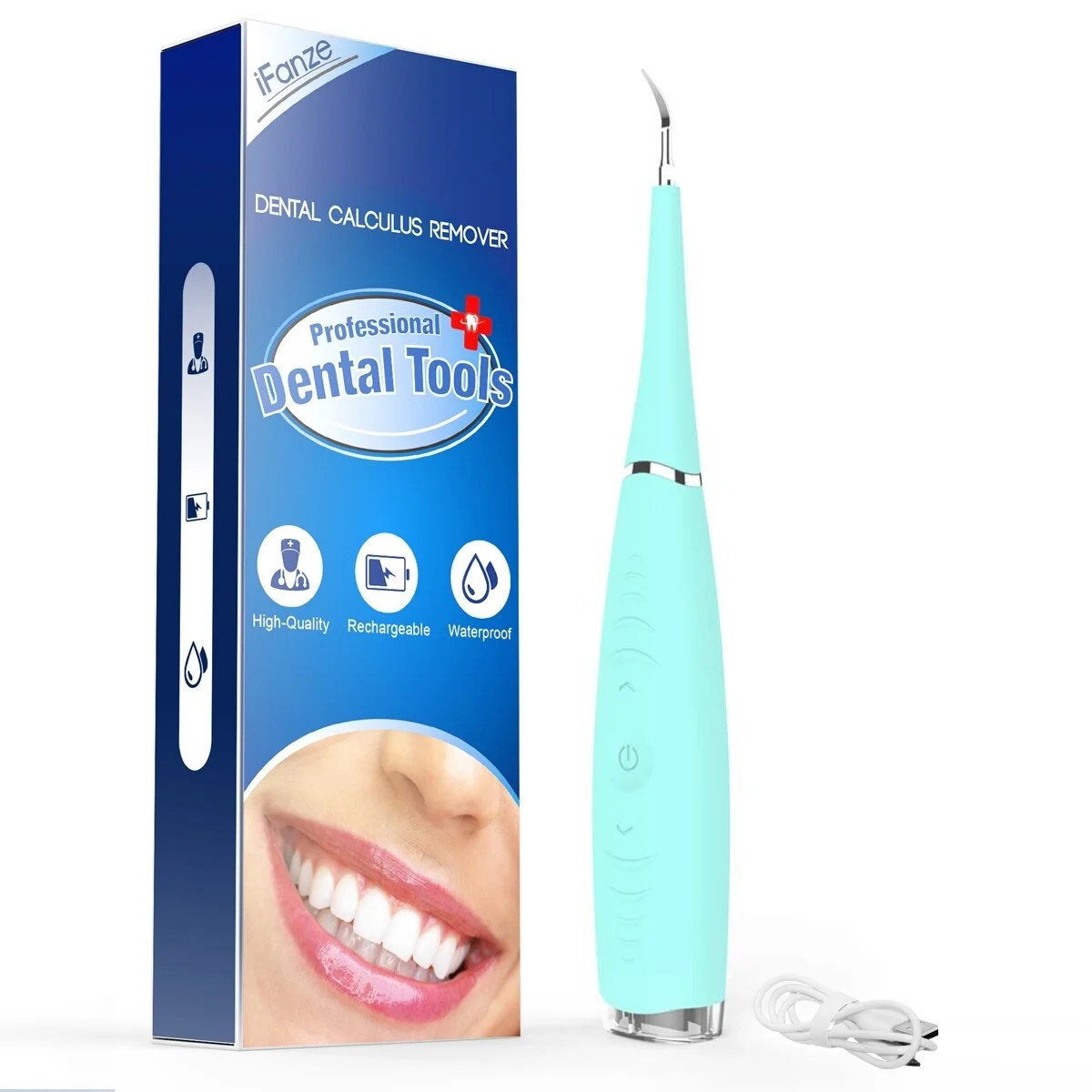 Dental Calculus Remover,Portable Electric iFanze® Tartar Scraper At