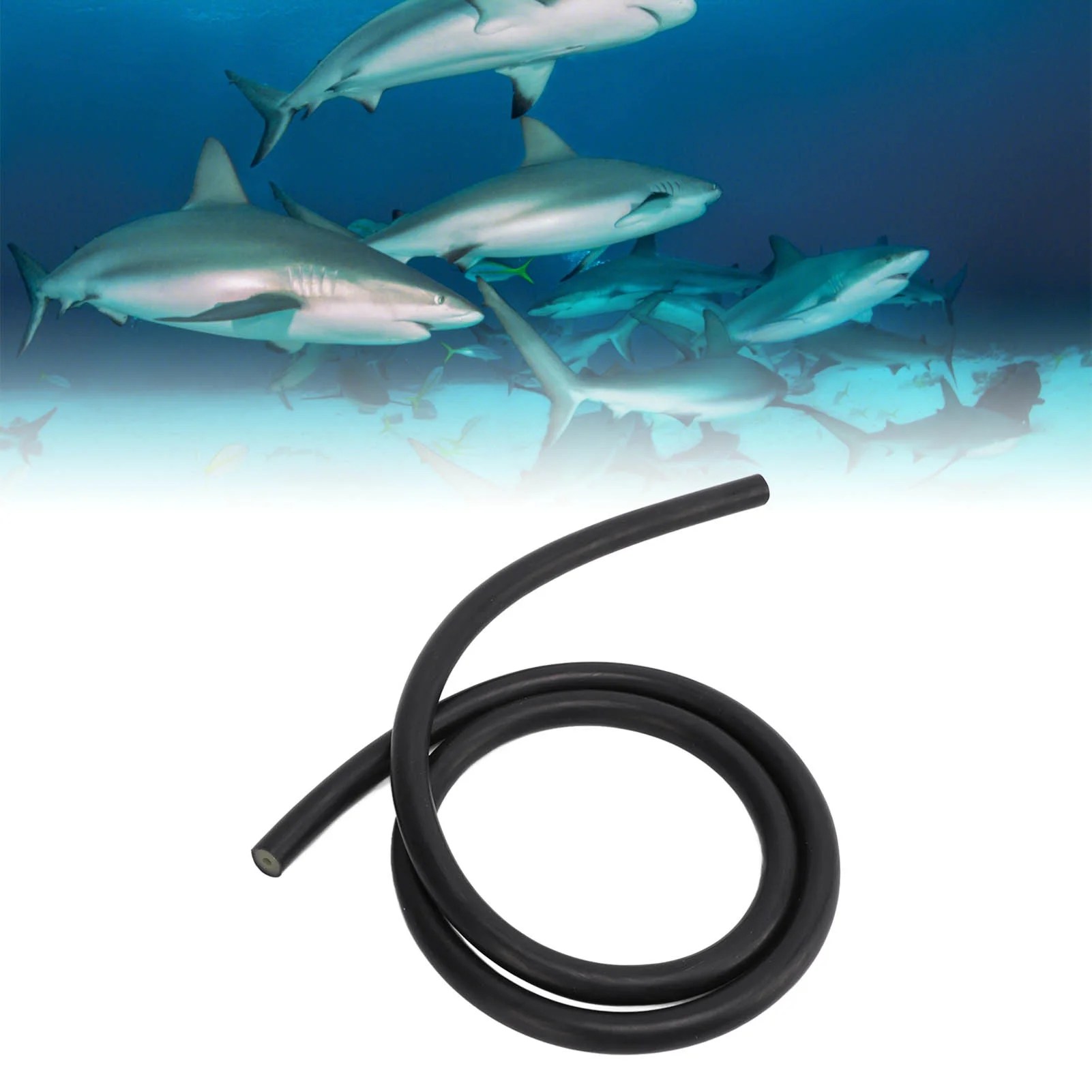 Henmomu Speargun Tubing,Speargun Latex Rubber Tubing,1m Rubber For Spearfishing Speargun Band