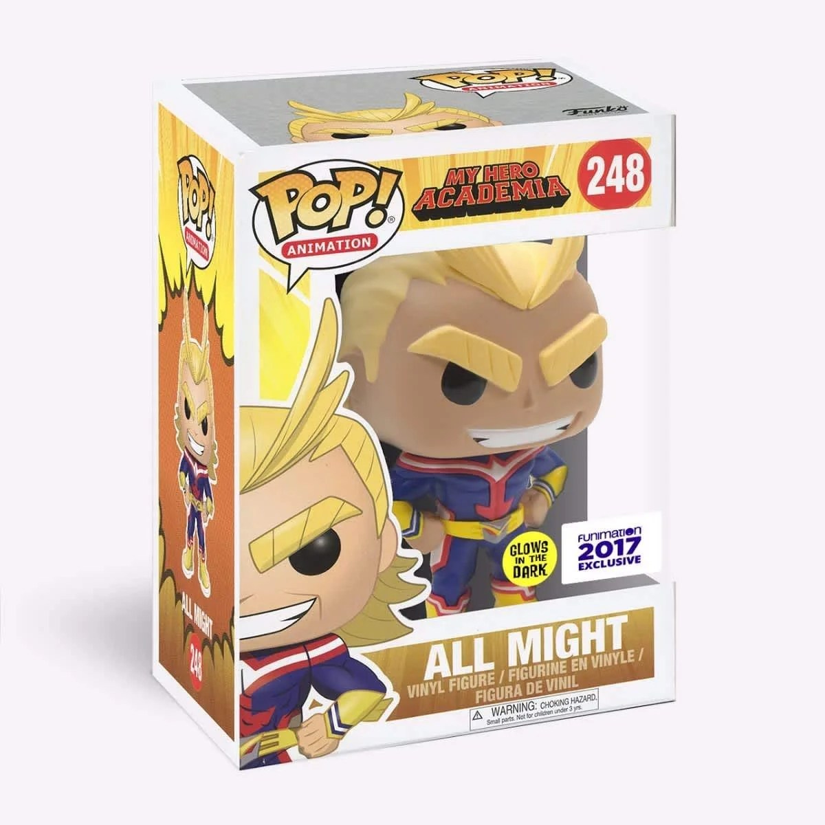 Funko POP! My Hero Academia All Might Glow In The Dark 248 Walmart