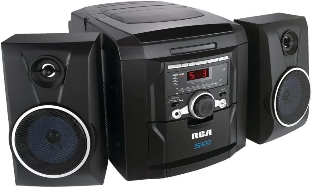 RCA RS22162S 5Disc CD Audio System with AM/FM Radio (Certified