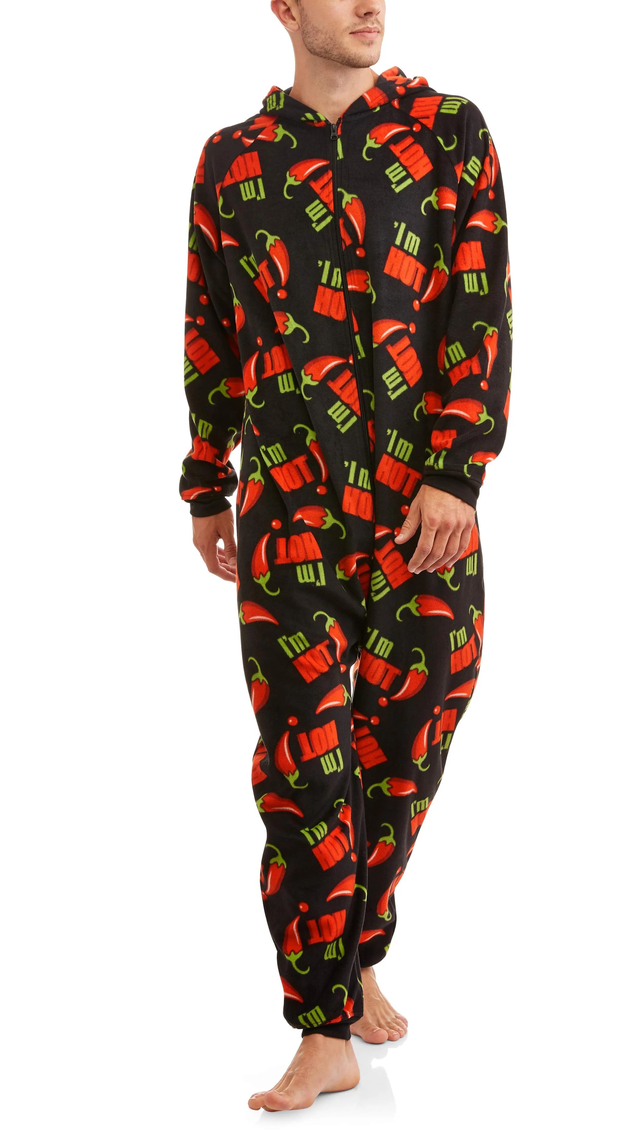 Onesie Men's Blanket Sleeper Union Suit Onesie, Up to Size 2XL