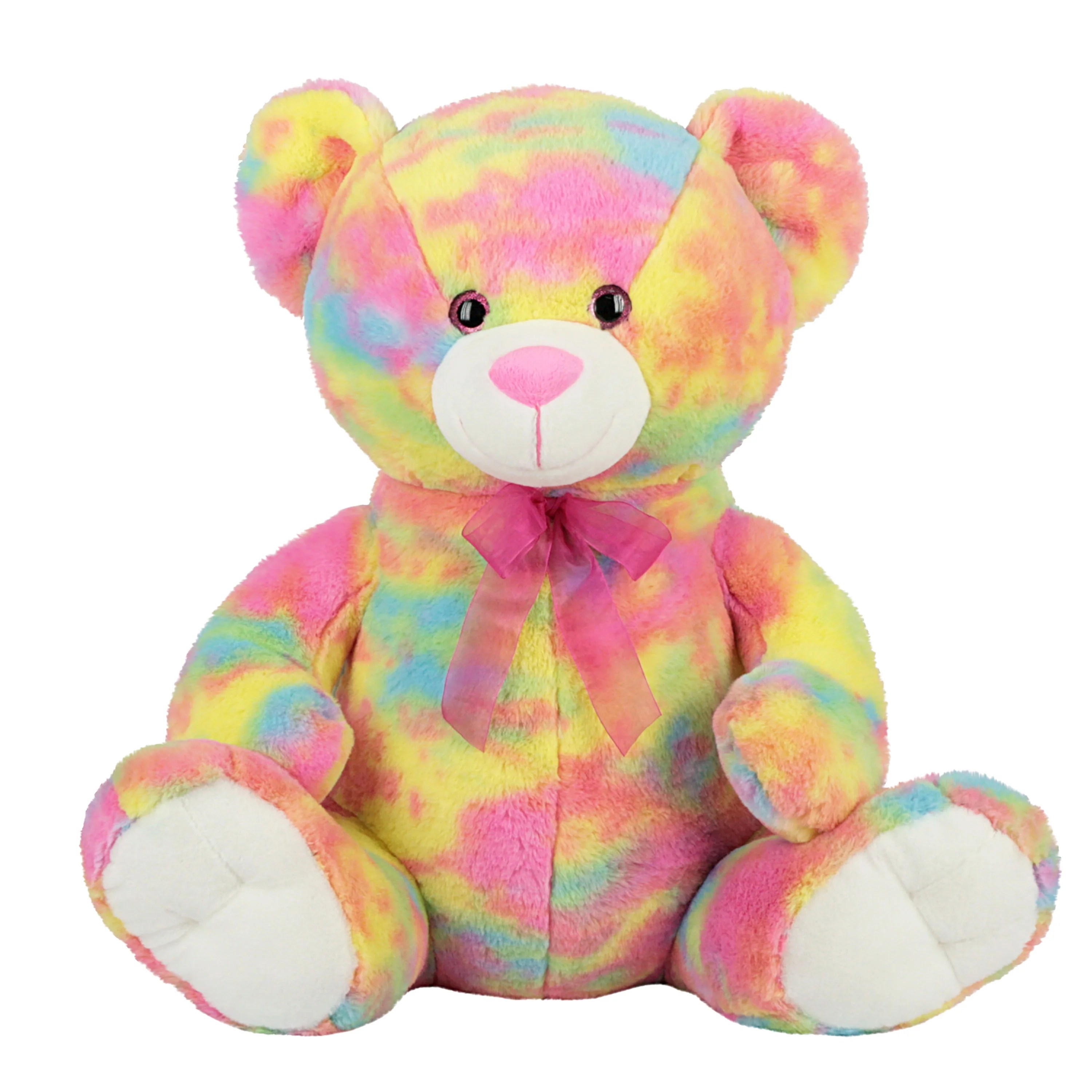 Way To Celebrate XL Rainbow Plush Toy Teddy Bear