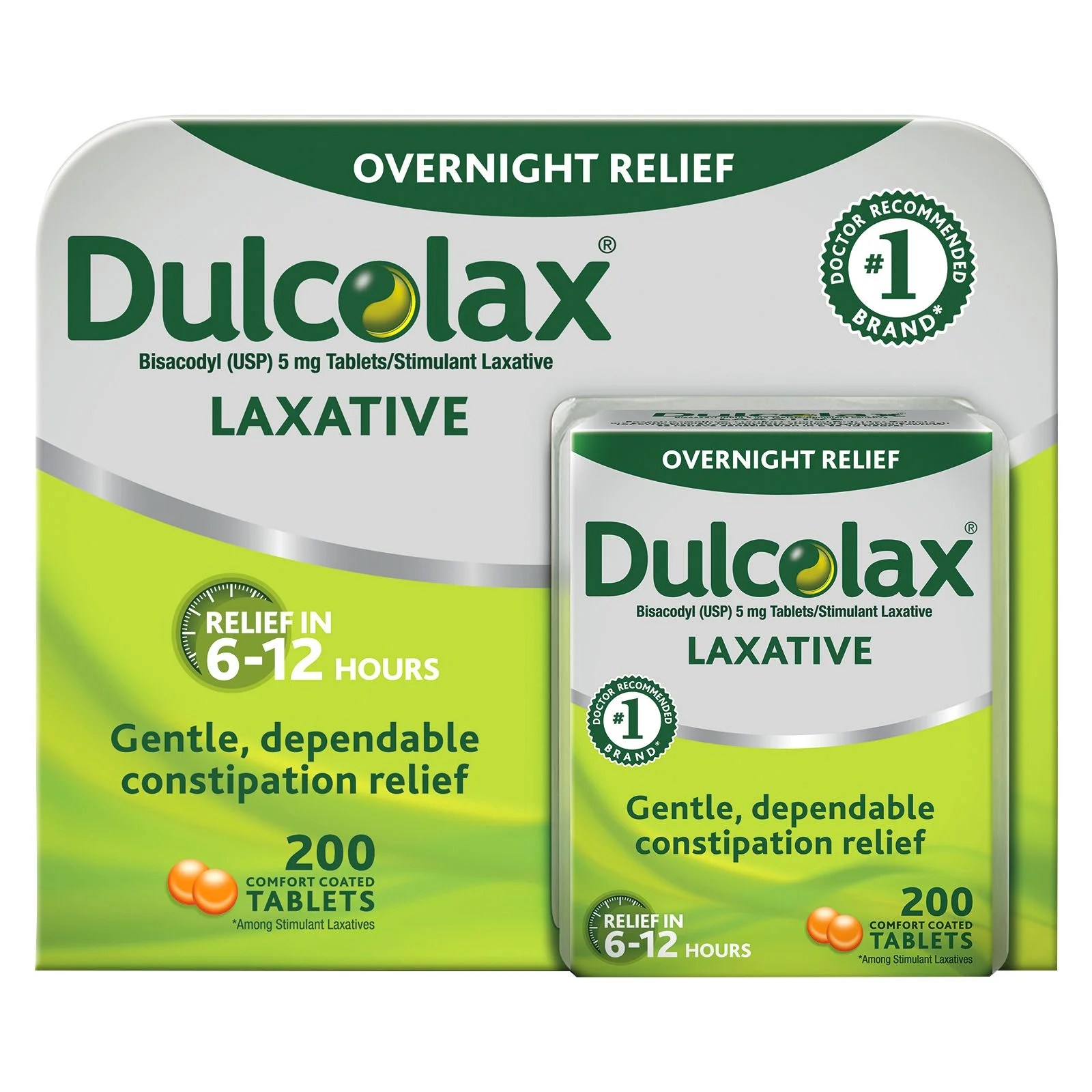 Product Of Dulcolax Overnight Relief Laxative Tablets 200 ct. Walmart