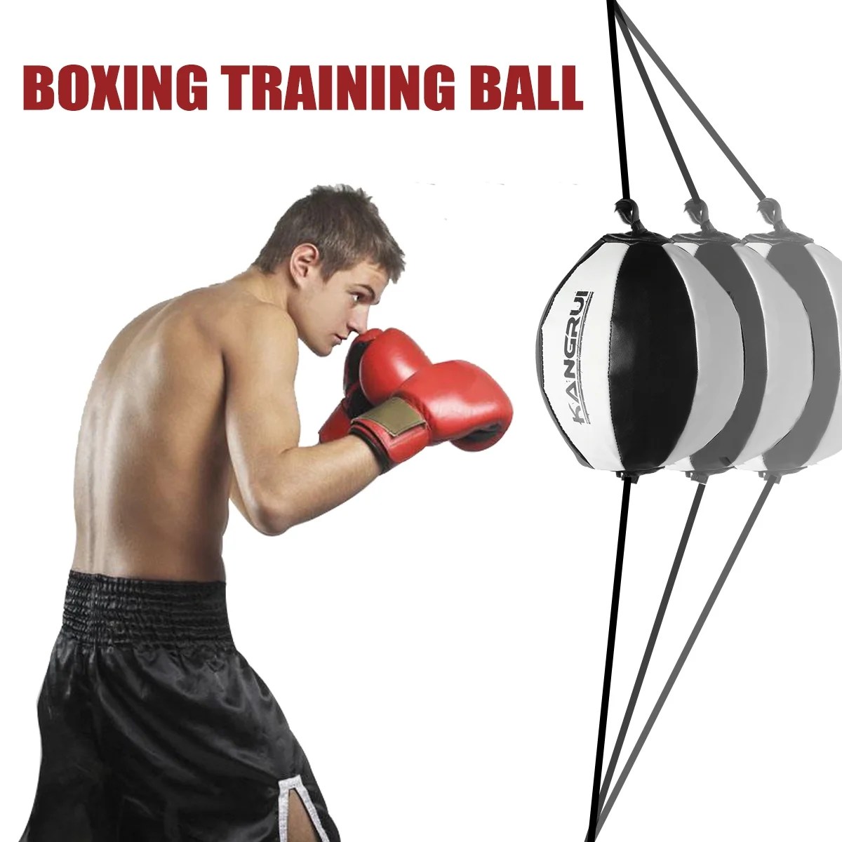 Boxing, Martial Arts & MMA Inflatable Boxing Pear Shape PU Speed Ball