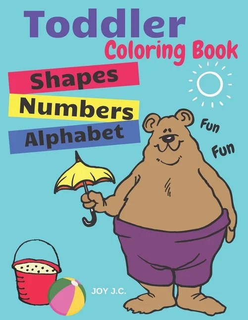 Preschool Prep Activity Learning Toddler Coloring Book