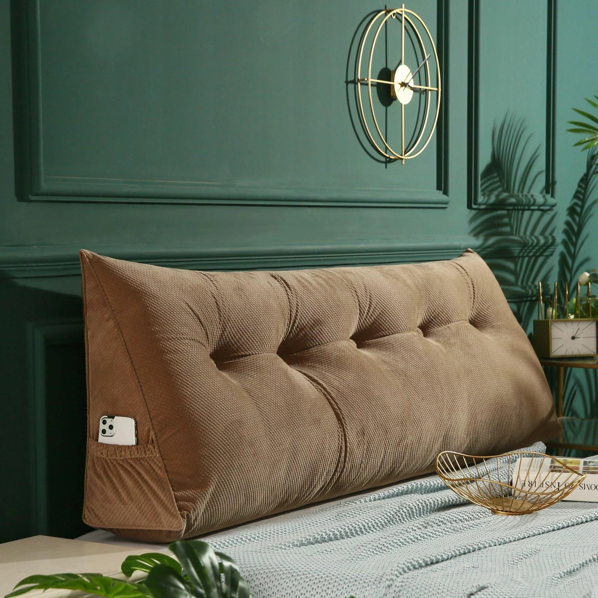 70 Inch Large Bolster Triangular Positioning Support Reading Backrest