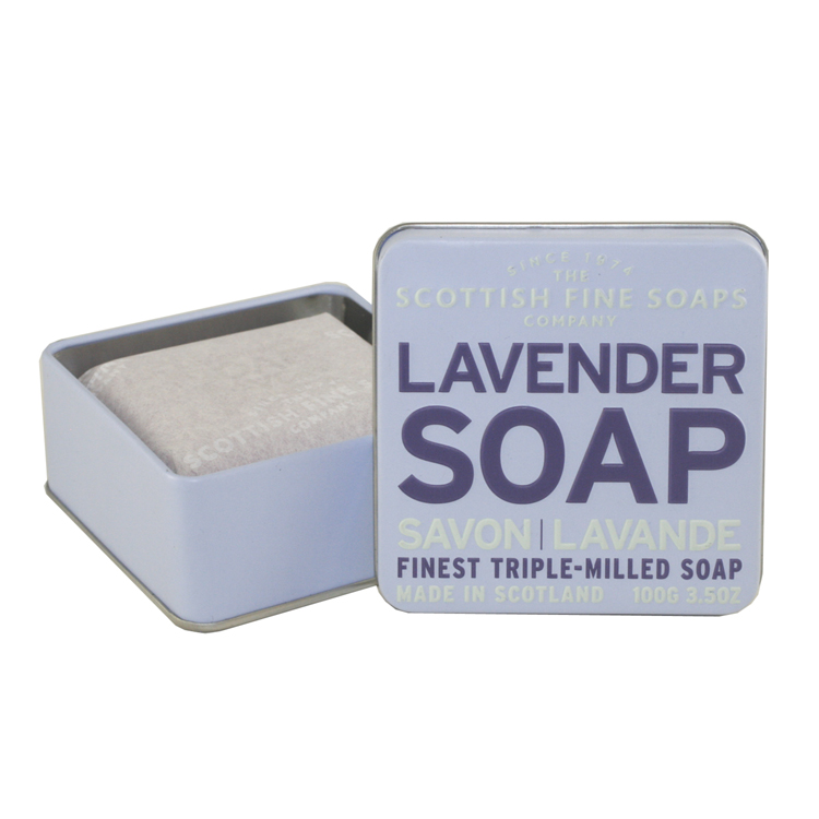 Lavender Soap Finest Triple Milled Soap 3.5 Oz / 100g Tin for Women