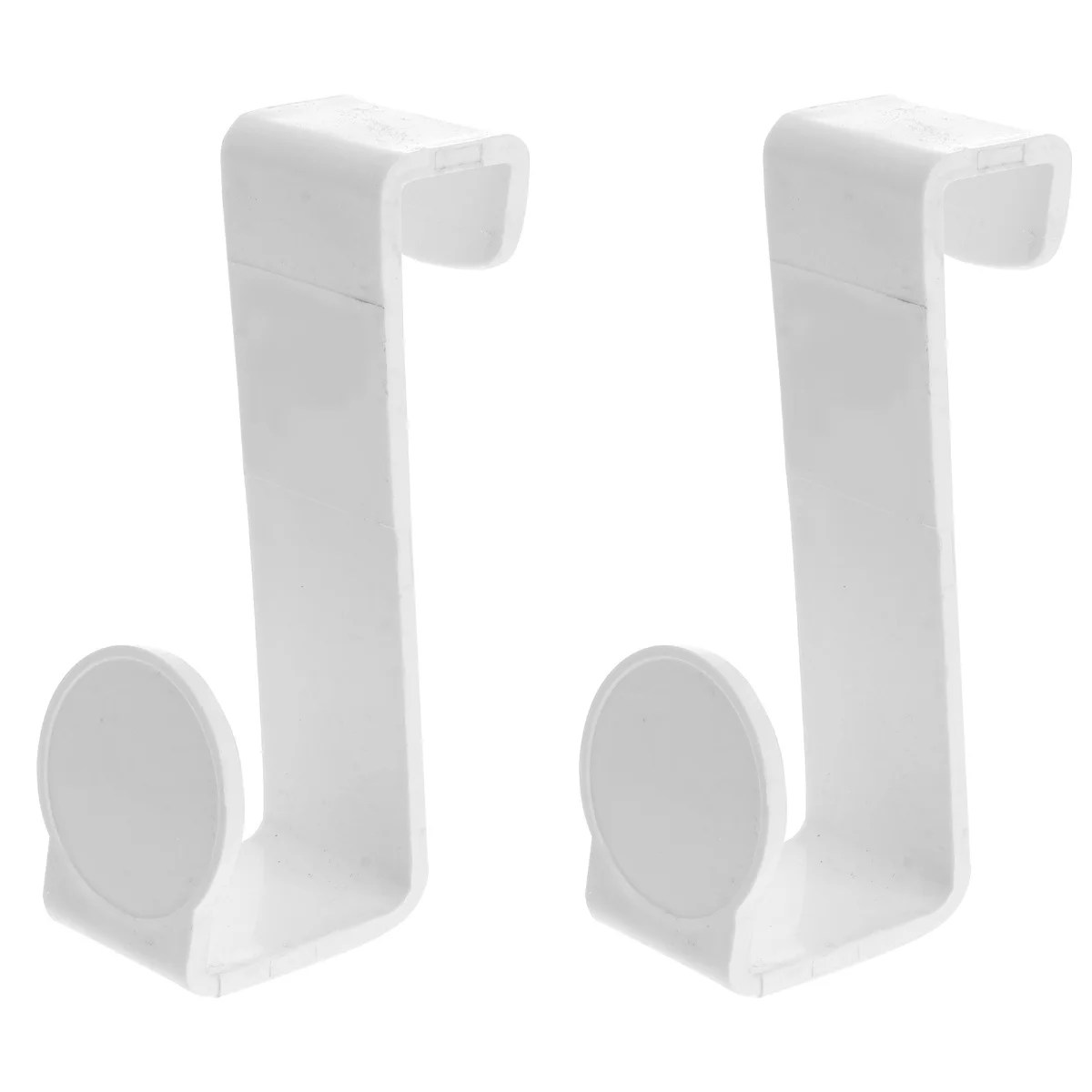 HOMEMAXS 2pcs Plastic Potty Hooks MultiUse Hook Toilet Tank Hooks Bathroom Potty Hooks