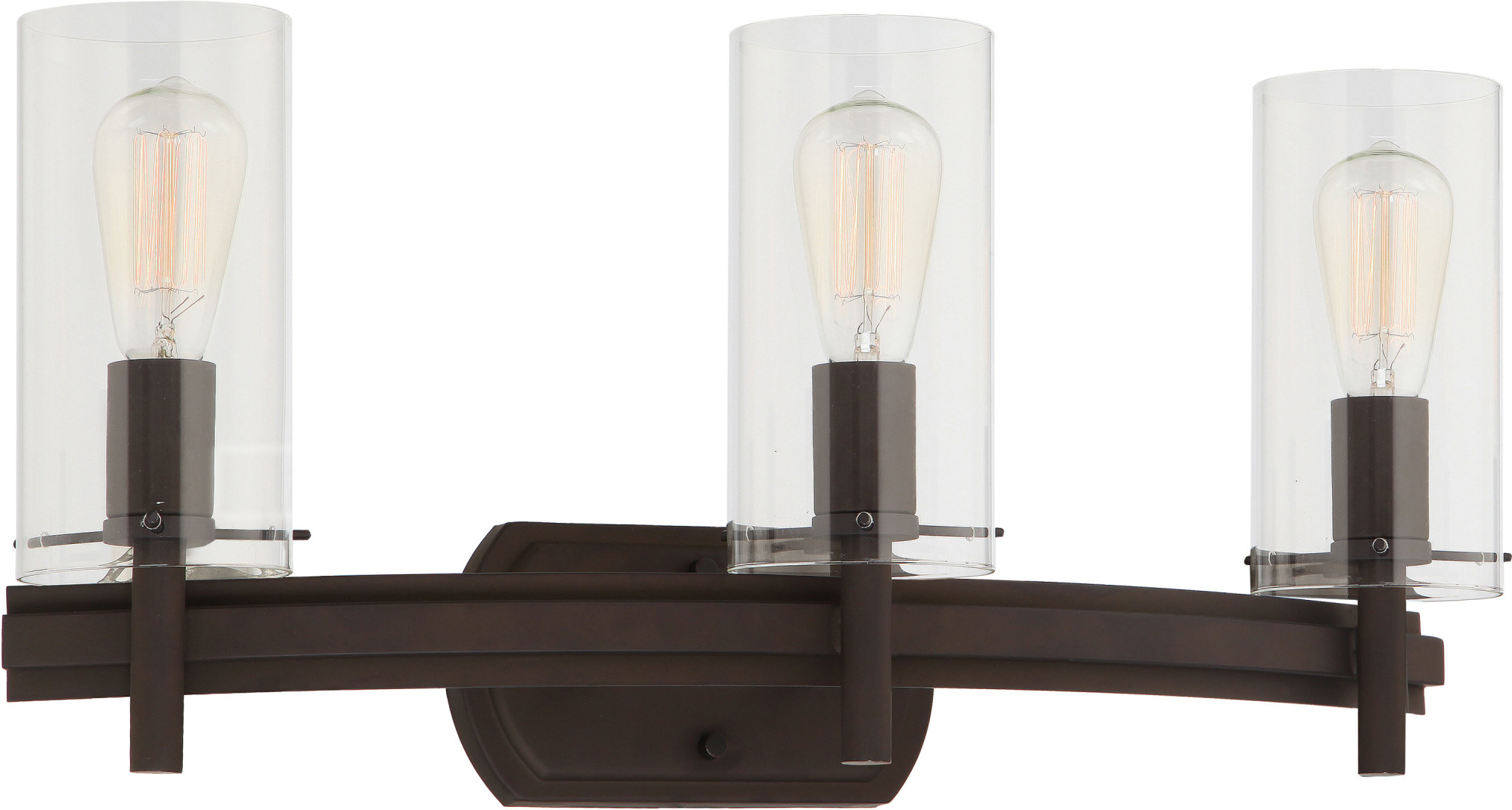 Johnson Christmas Lighting 2023 Cary Volume Lighting 2023 Regina 3 Light 24" Wide Vanity Light Bronze