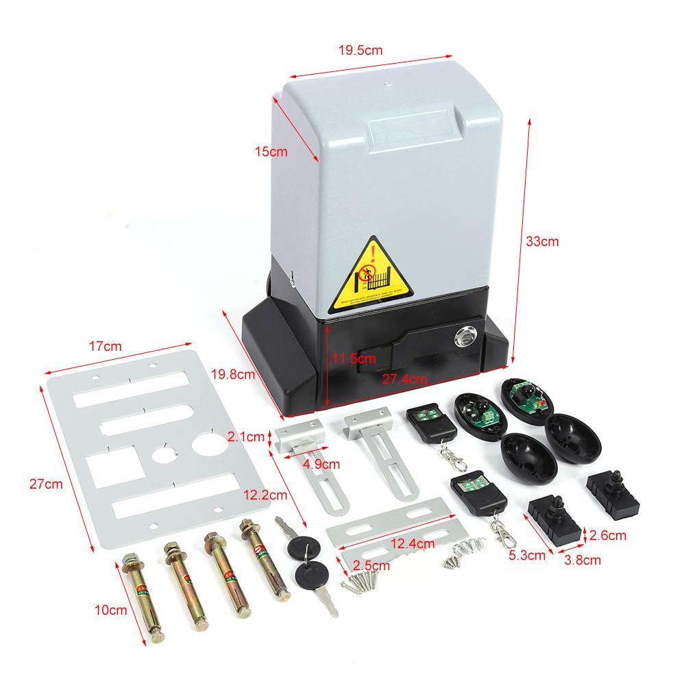 Fdit 2000KG Sliding Electric Gate Opener Automatic Motor Heavy Duty