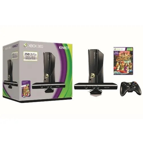 Refurbished Microsoft Xbox 360 S 250GB System Kinect Bundle