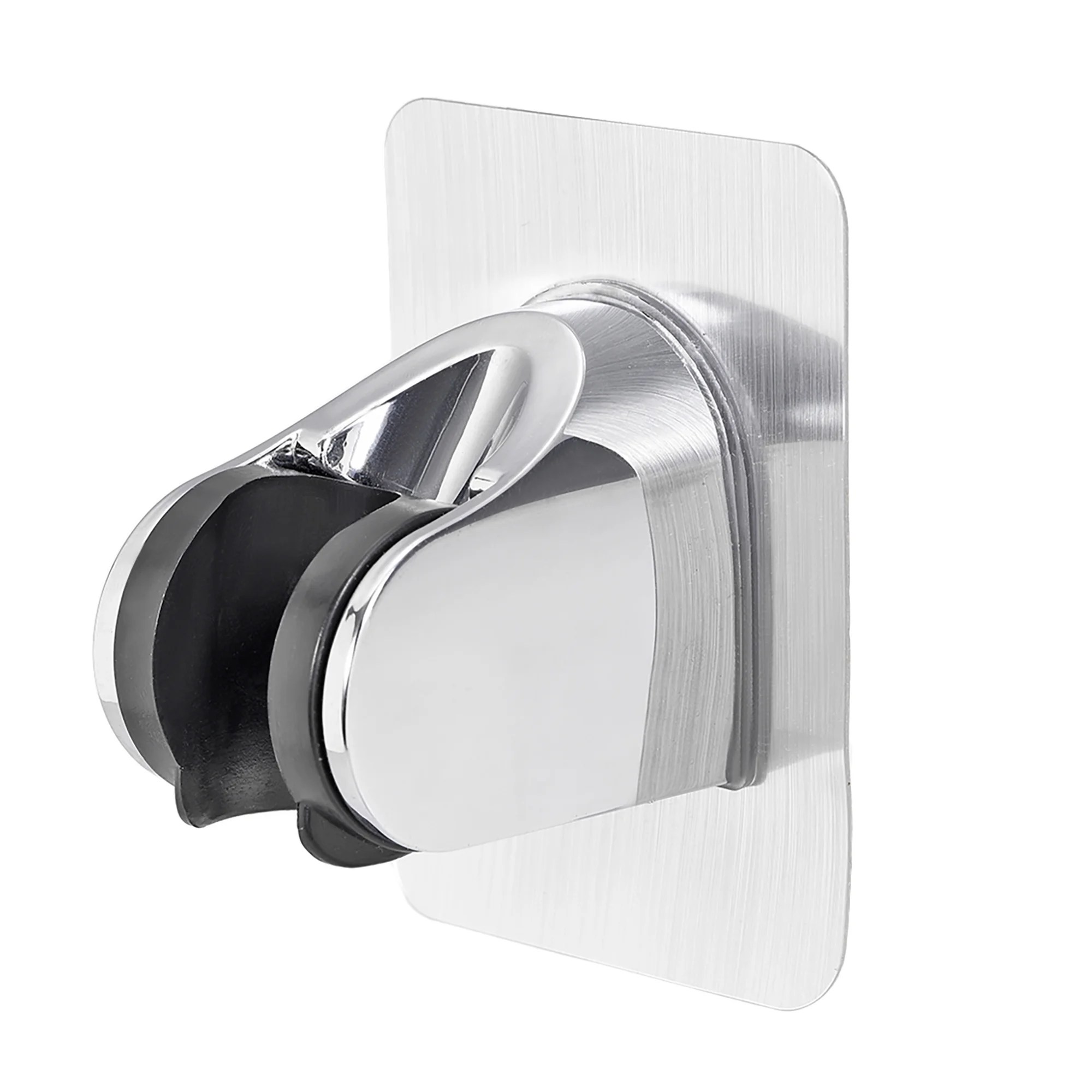 Shower Head Holder, Adjustable Adhesive ABS Wall Mount Handheld Shower
