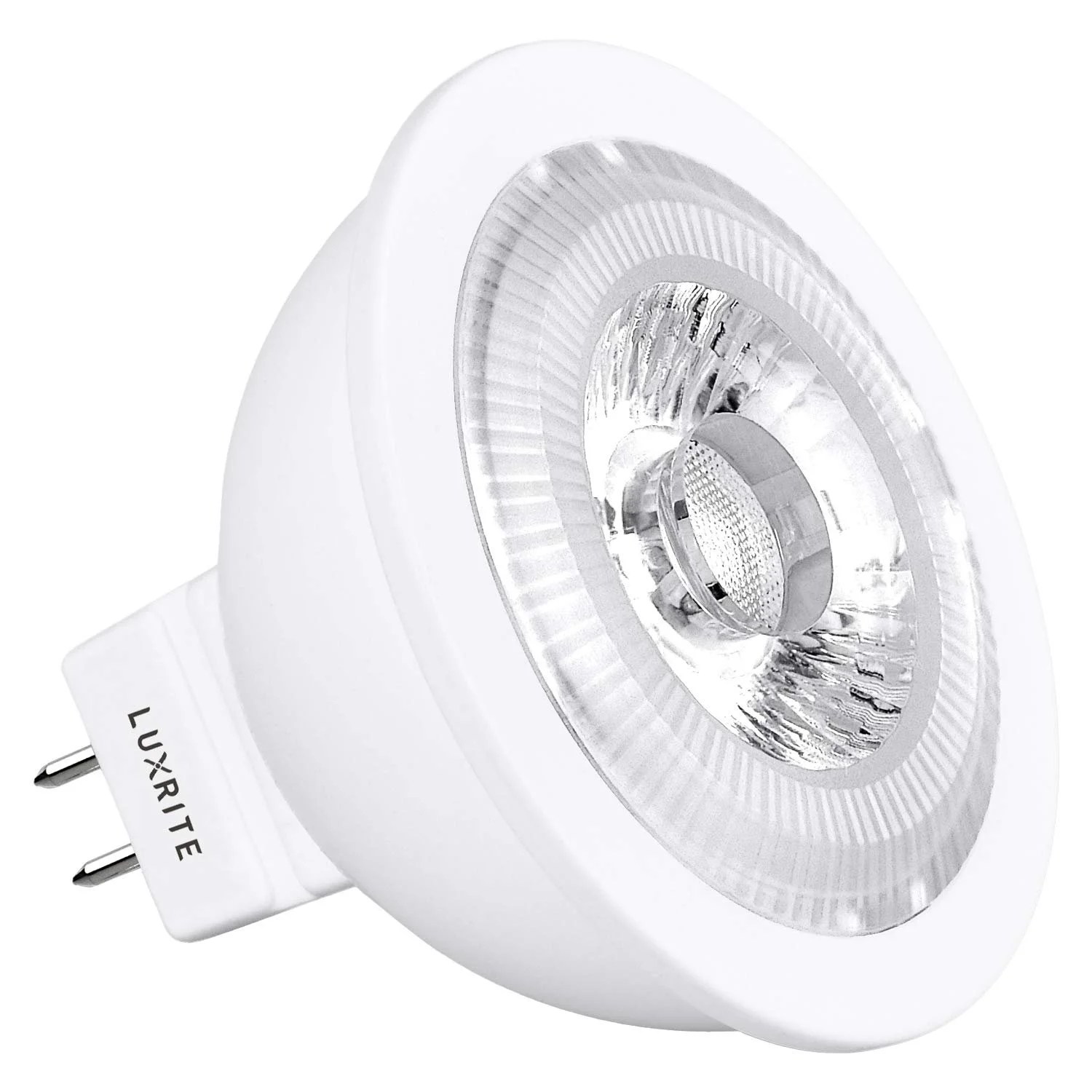 Luxrite MR16 LED Bulb Dimmable, 12V, 50W Equivalent, 2700K Warm White