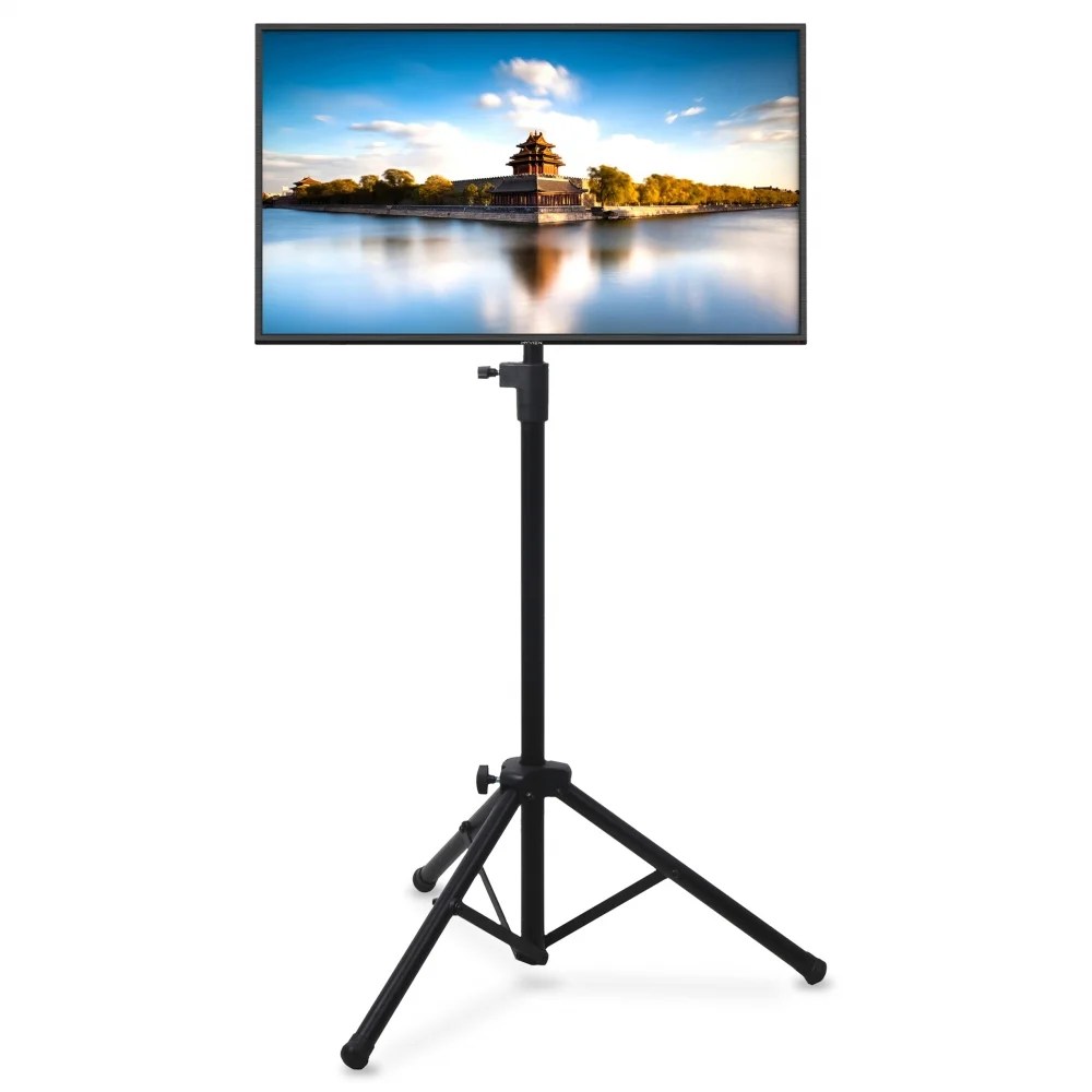 PYLE PTVSTNDPT3215 Tripod TV Stand Portable Flat Panel Television
