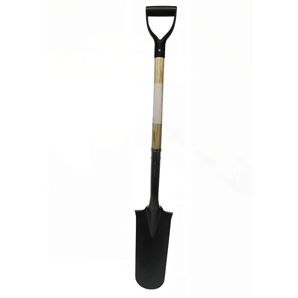 Set of 2 Super Duty Multi Purpose Garden Spade Shovel Long Wood Handle