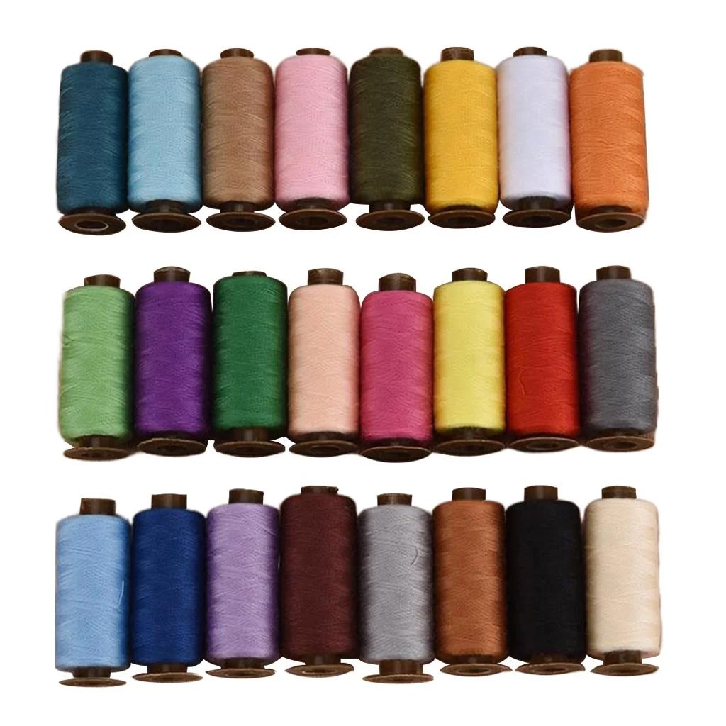 Sewing Thread Set with 24 Different Colors, High Quality Sewing Thread