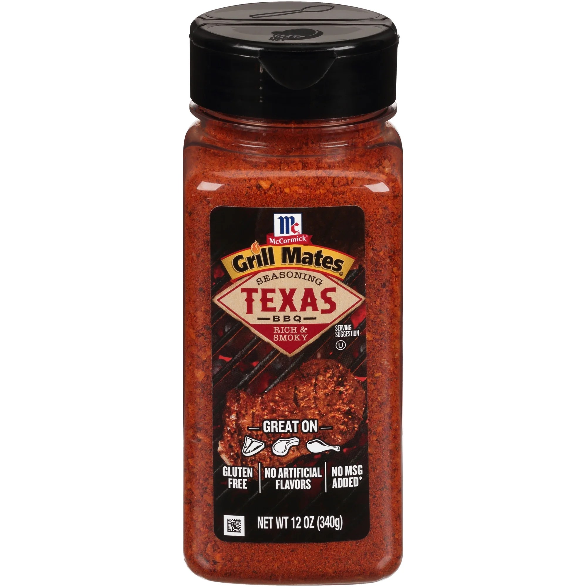 McCormick Grill Mates Texas BBQ Seasoning, 12 oz