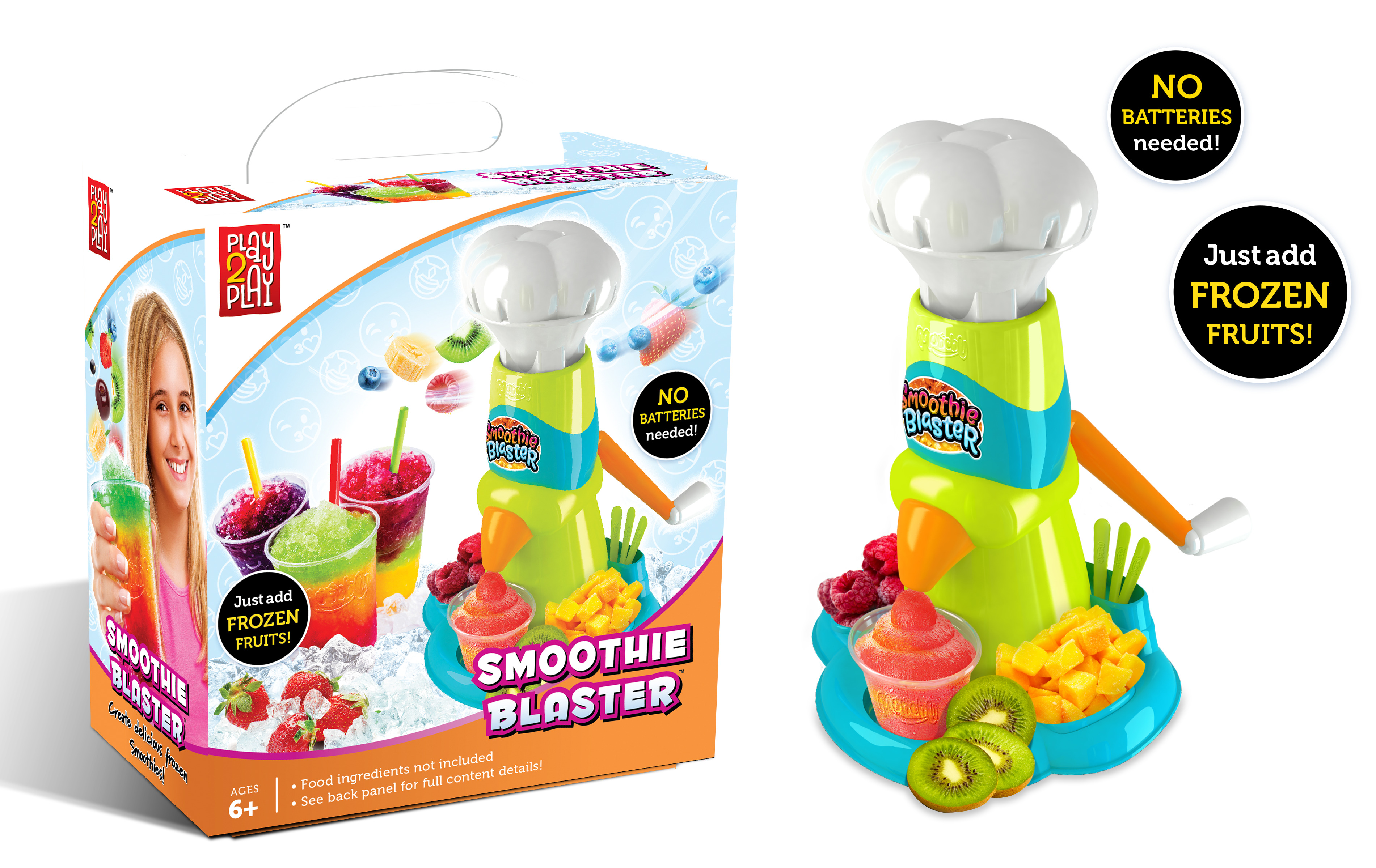 Play 2 Play Smoothie Blaster Maker Kit, Children Ages 6+