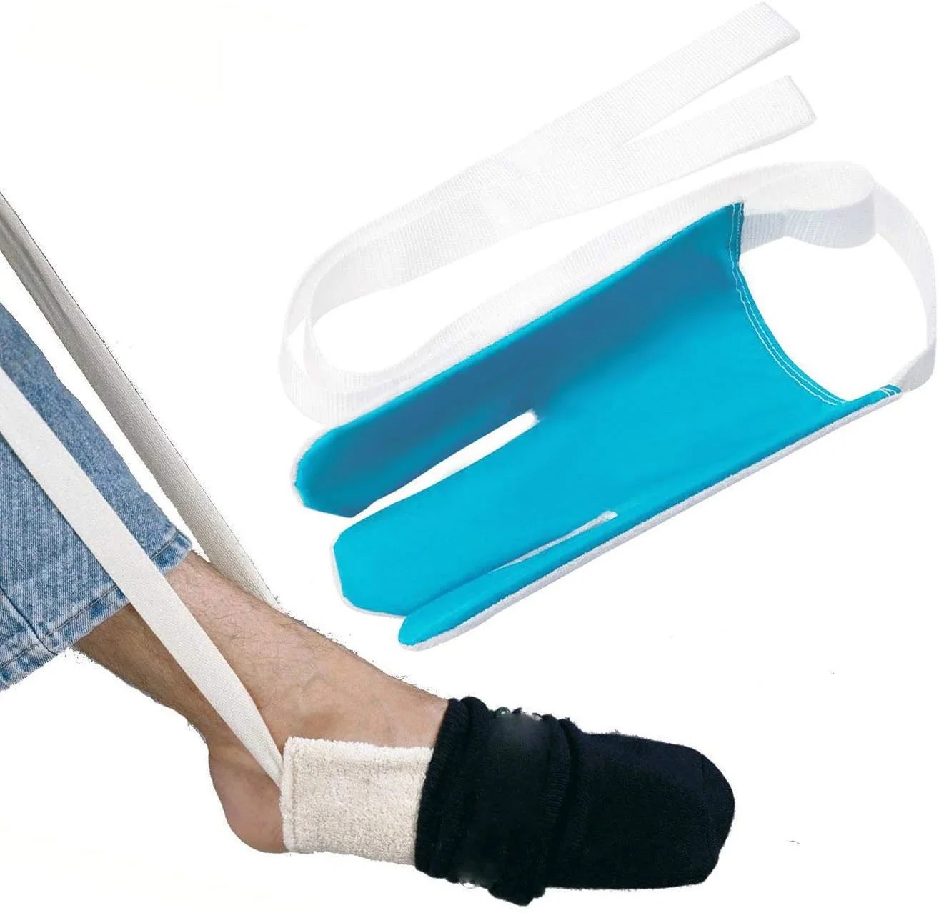 Buy Socks Aid Easy on and Off Stocking Slider Pulling Assist Device