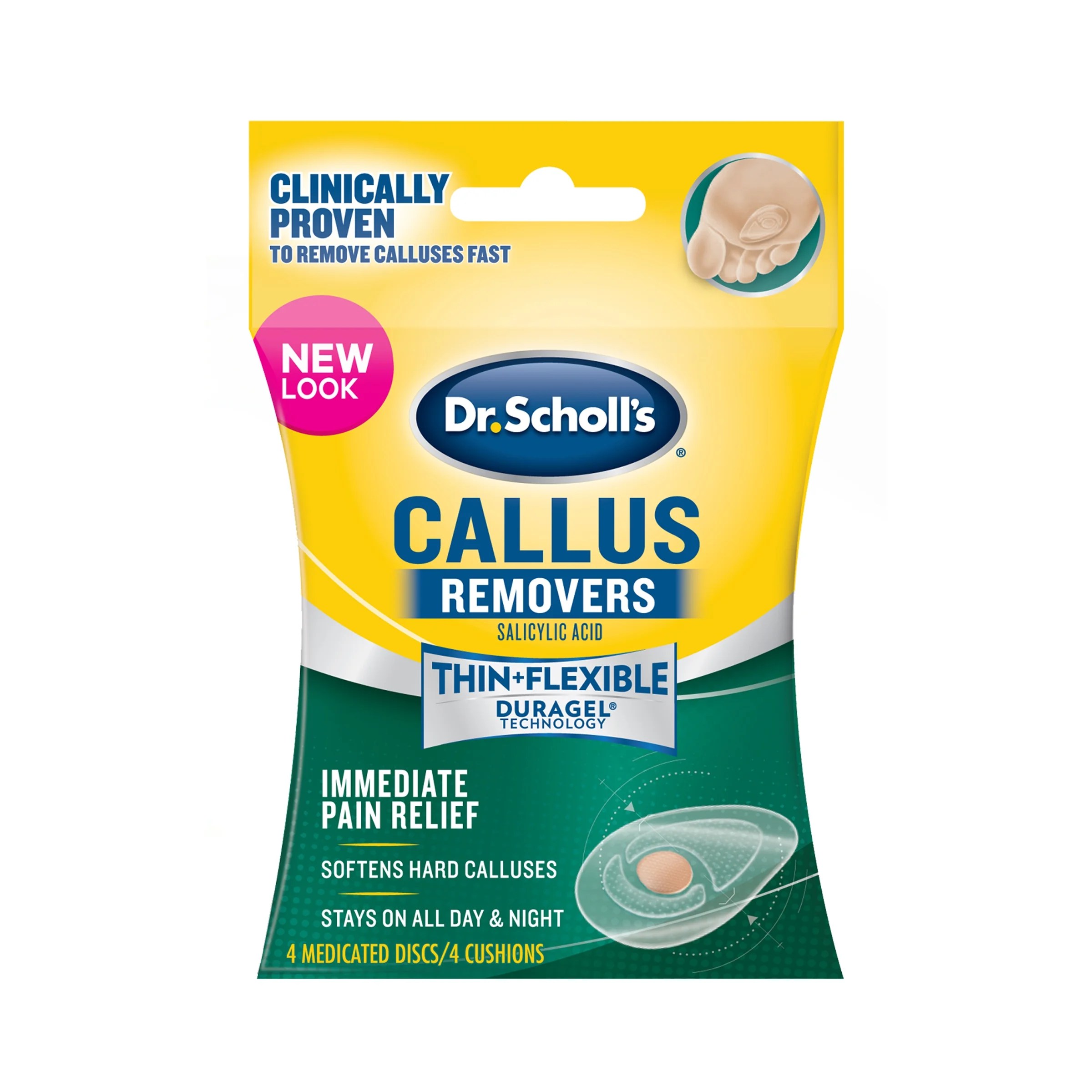 Dr. Scholl's Callus Remover with Duragel Technology (4 Ct) Removes