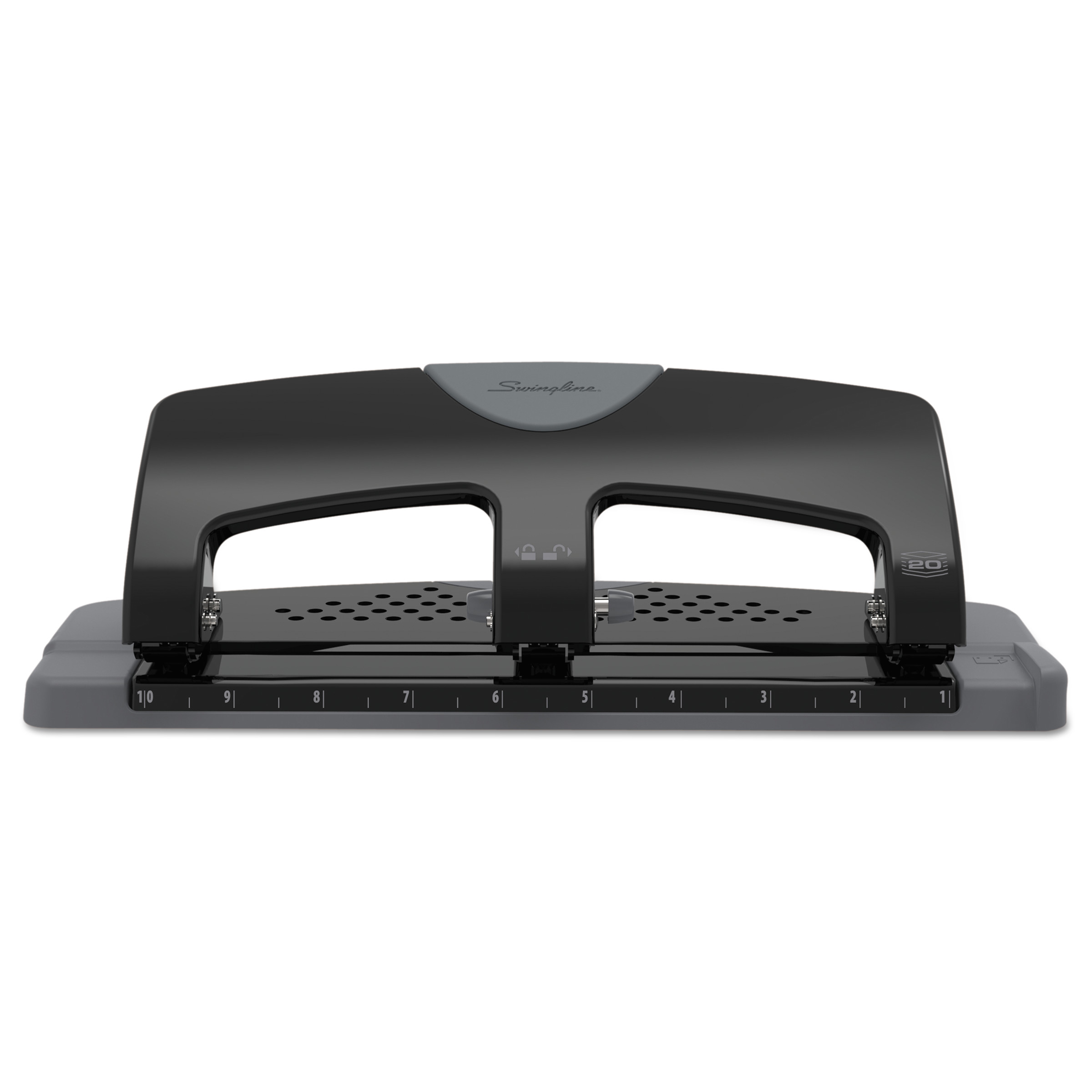 Swingline SmartTouch 2Hole Punch, Low Force, 20 Sheets (A7074135