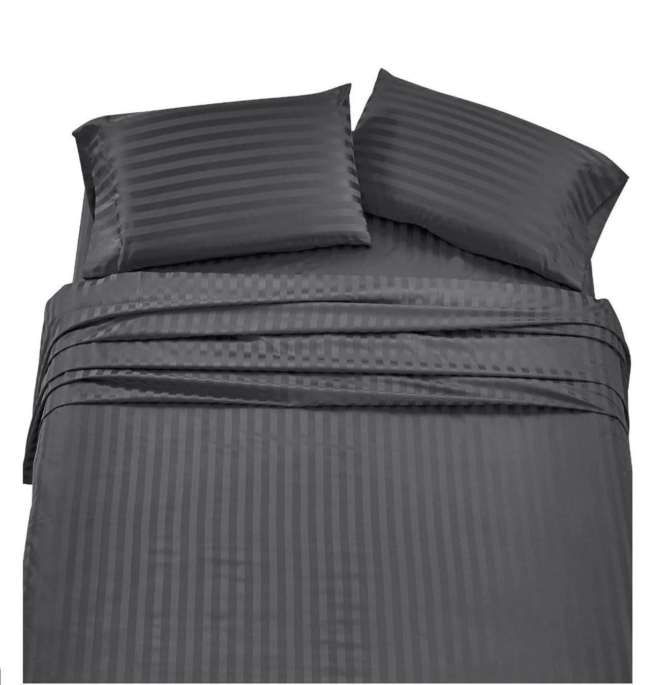 1800 Series Brushed Microfiber 4pc Attached Waterbed Sheet Queen Size