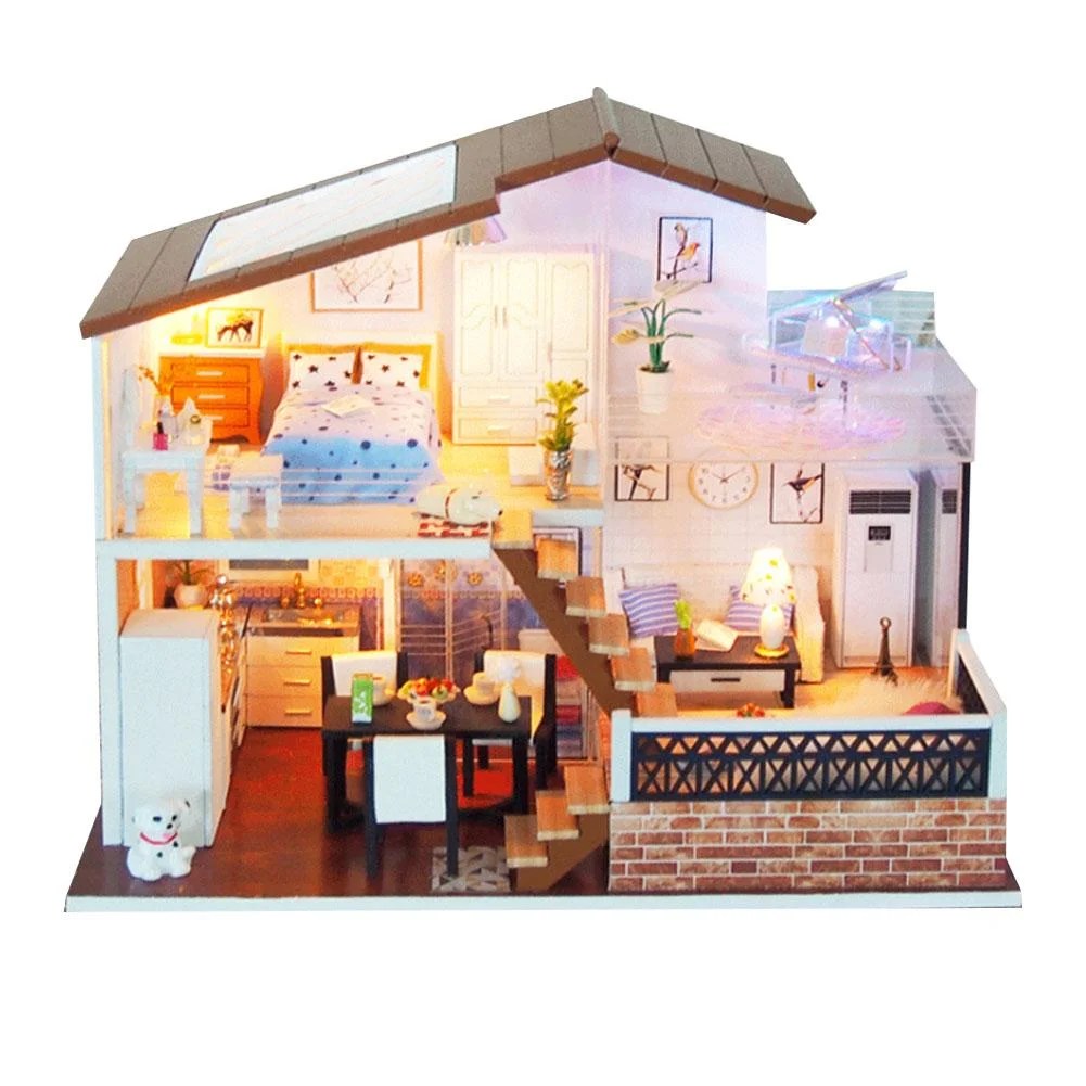 The 54 Sample Diy Wooden Dollhouse With Cheap Price