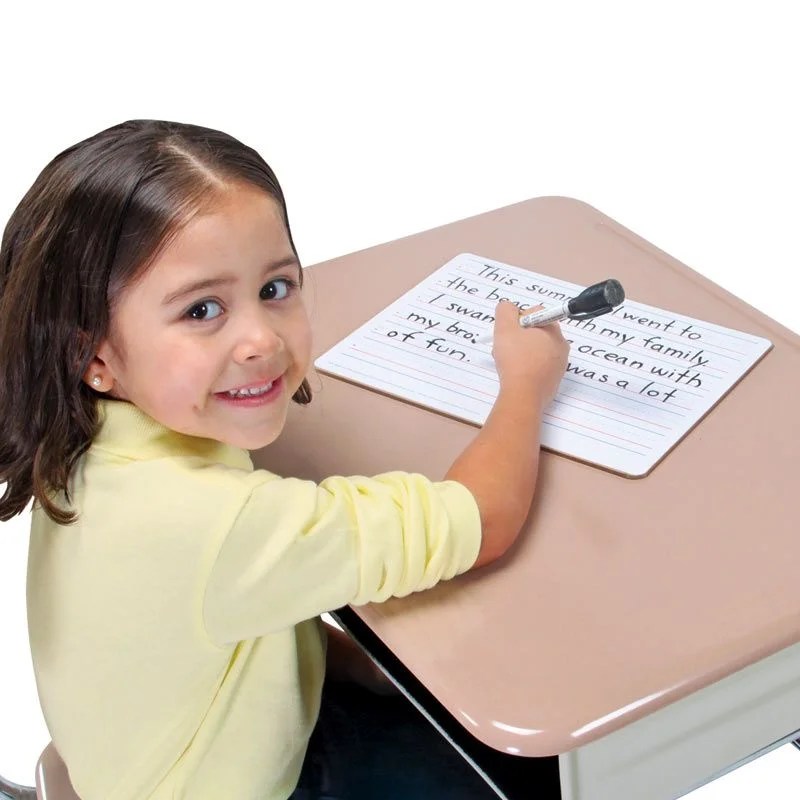 TwoSided Primary Lined Dry Erase Boards