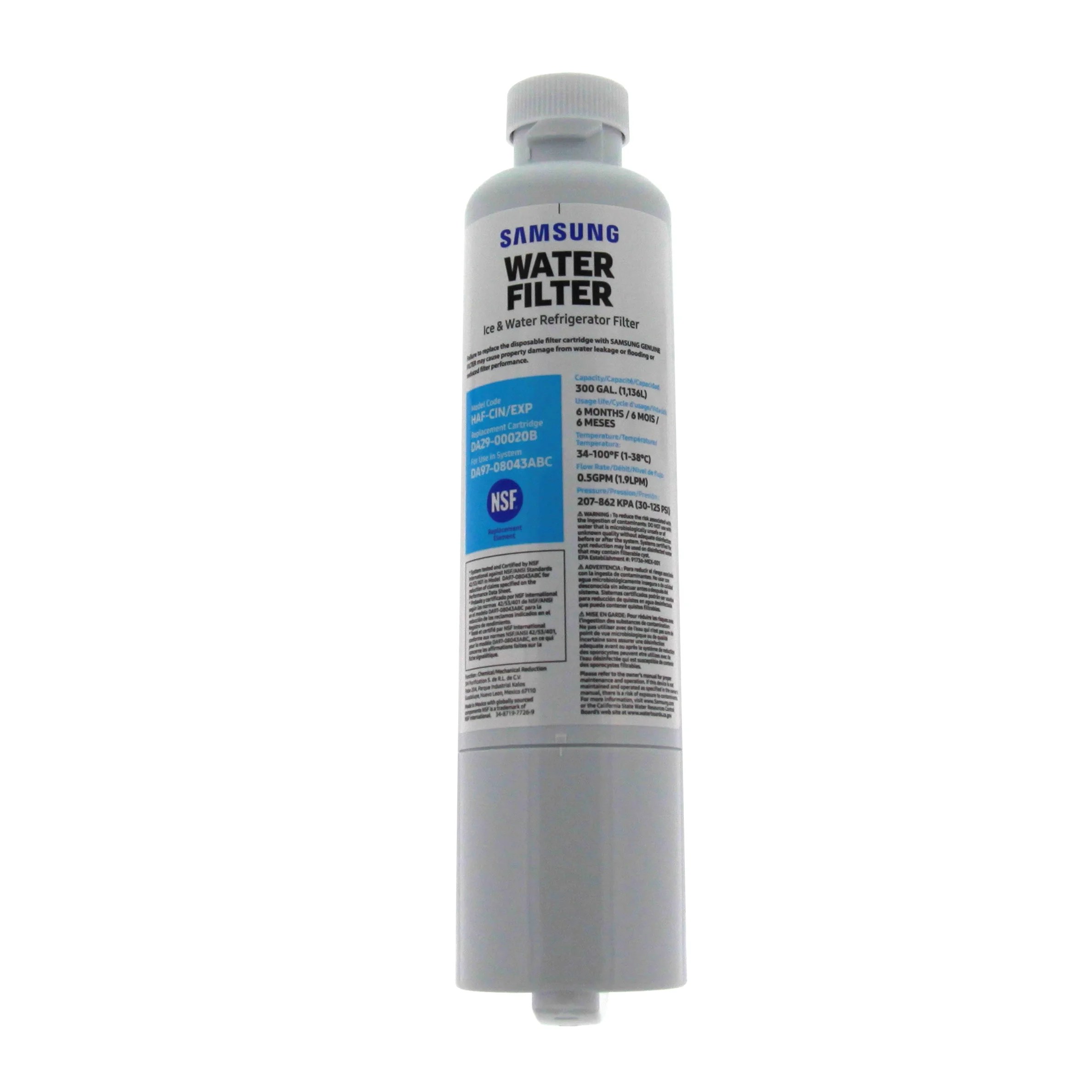 Samsung DA2900020B AquaPure Plus Refrigerator Water Filter Walmart