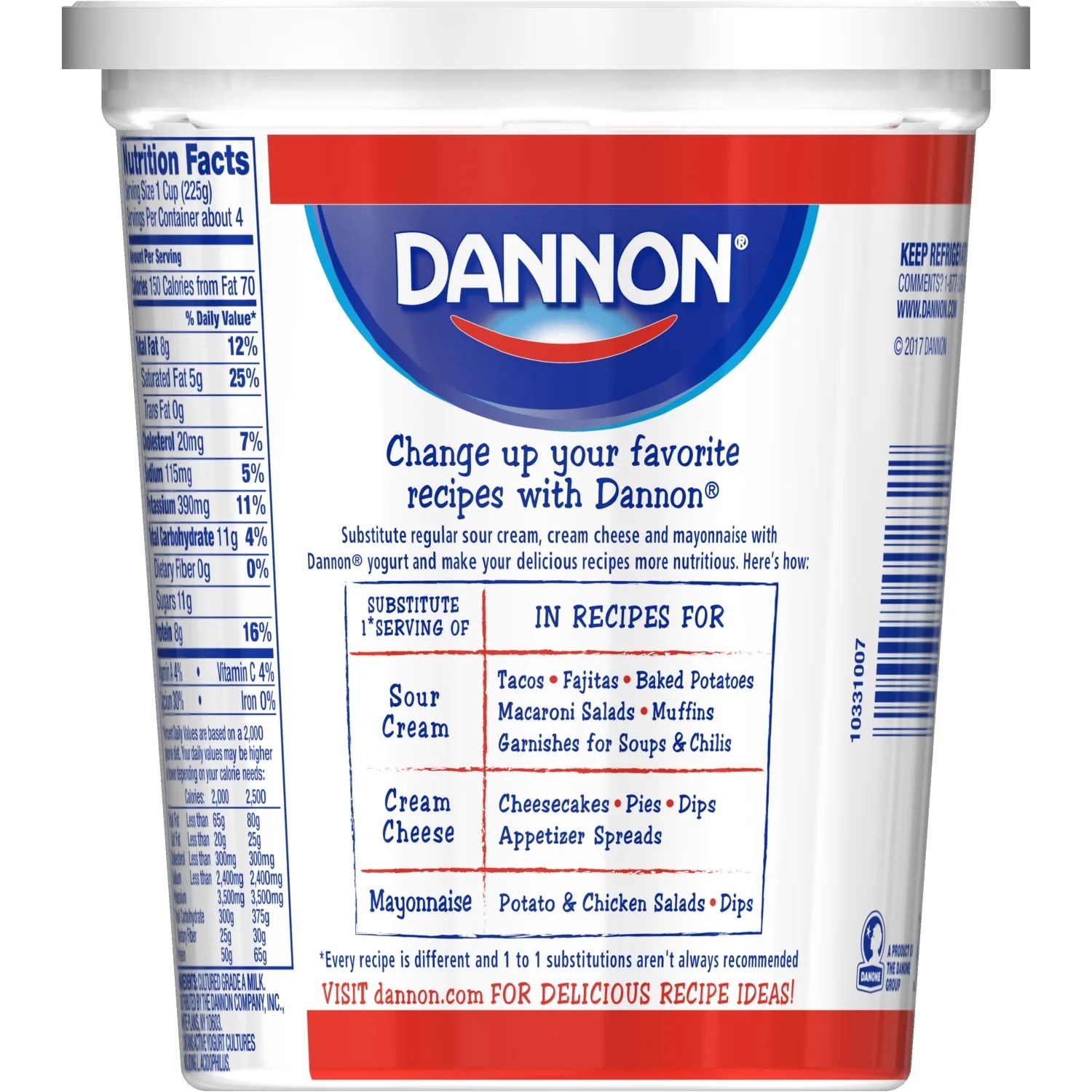 33 Dannon Yogurt Nutrition Label Label Design Ideas 2020